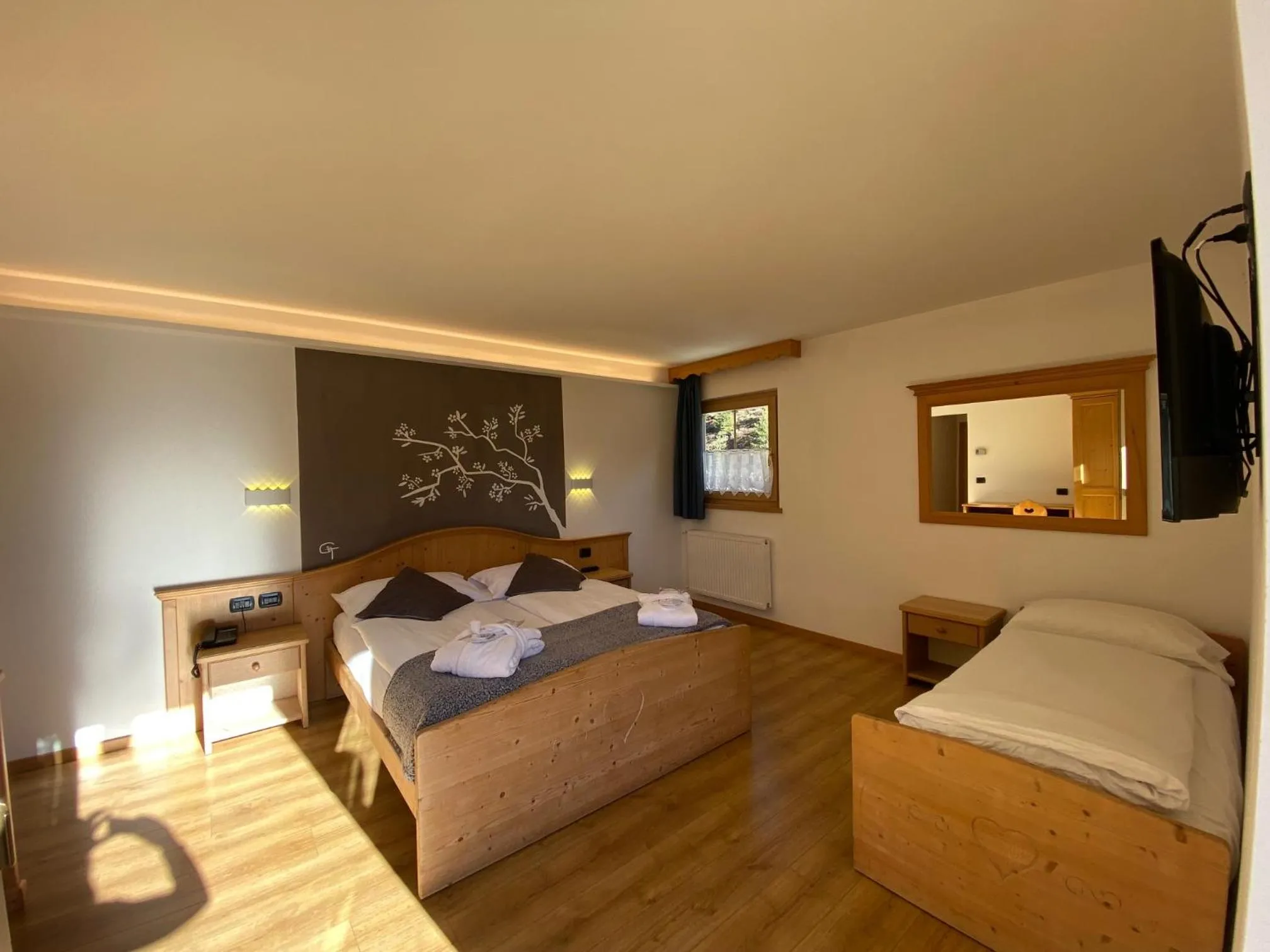 Bedroom, Bed in Aparthotel Wellness Villa di Bosco