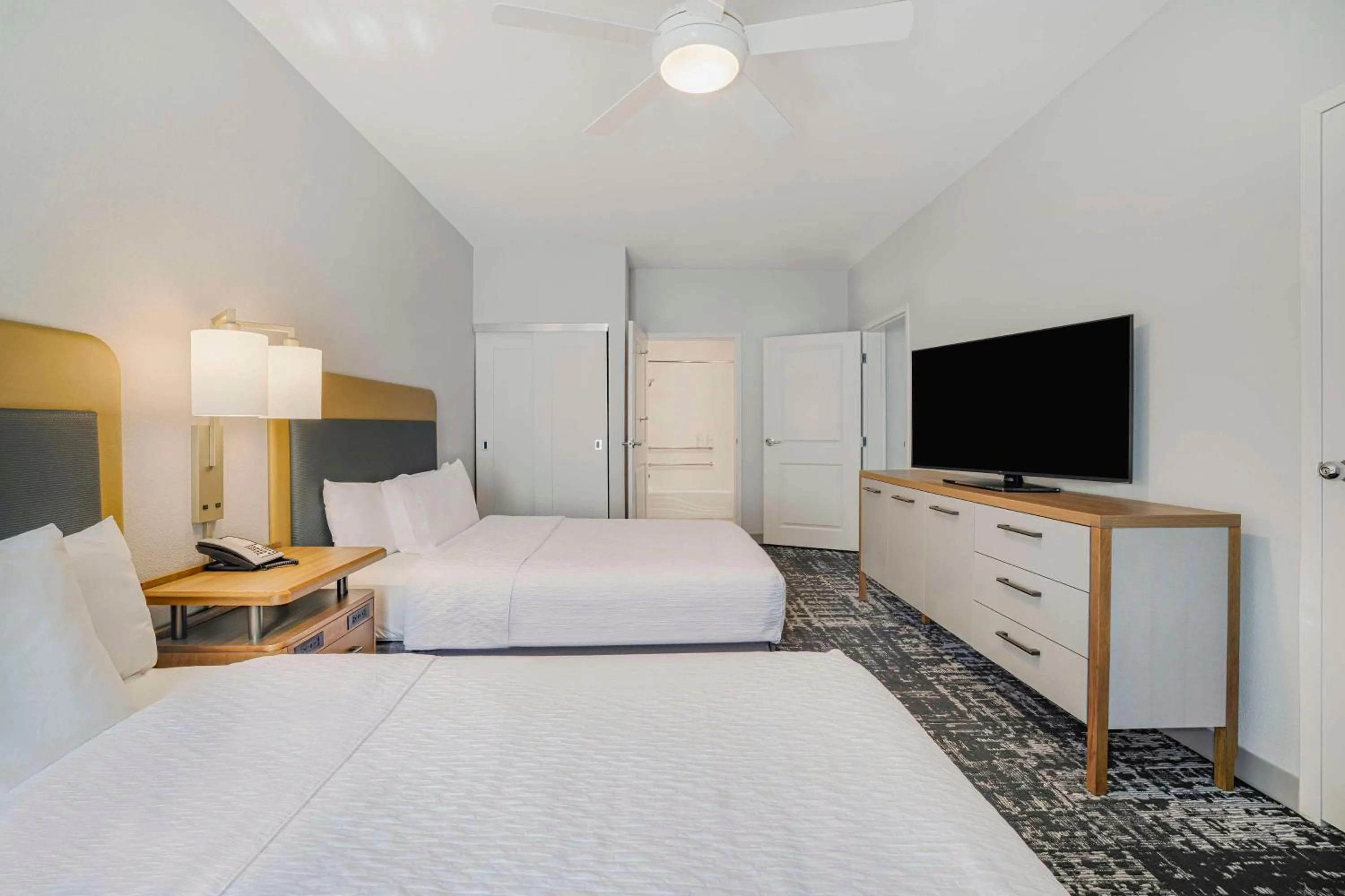 Bed in Homewood Suites by Hilton Plano-Richardson