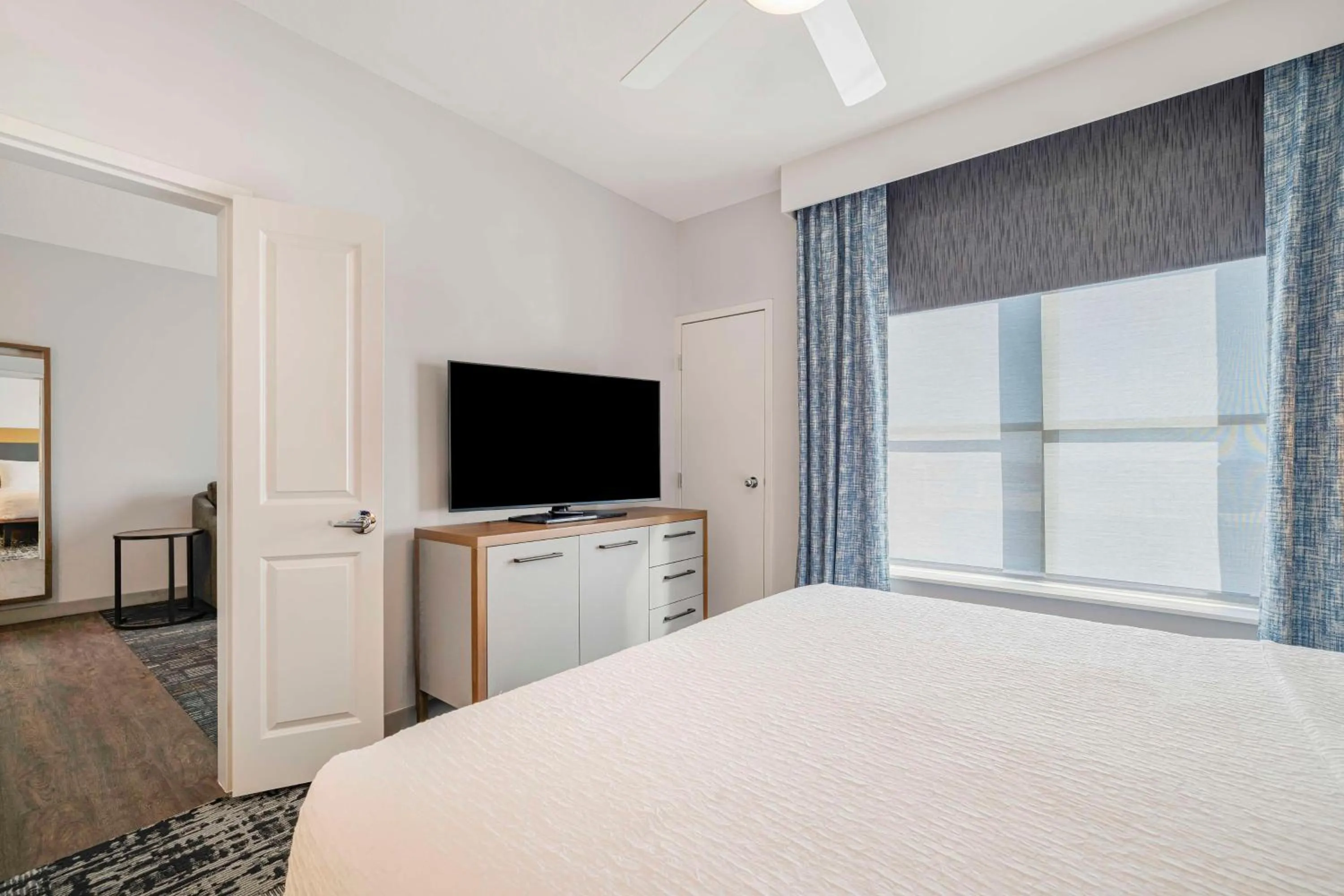 Bed in Homewood Suites by Hilton Plano-Richardson