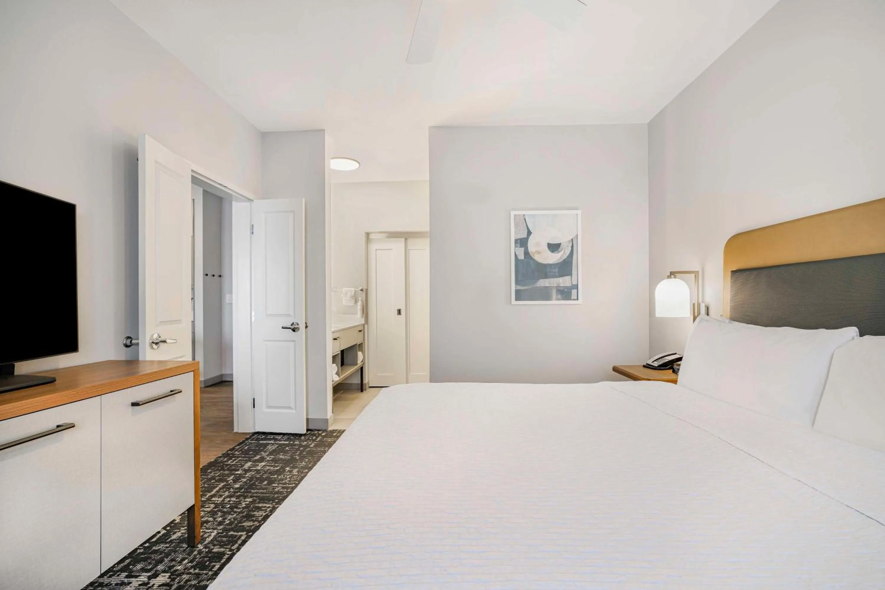 Bed in Homewood Suites by Hilton Plano-Richardson