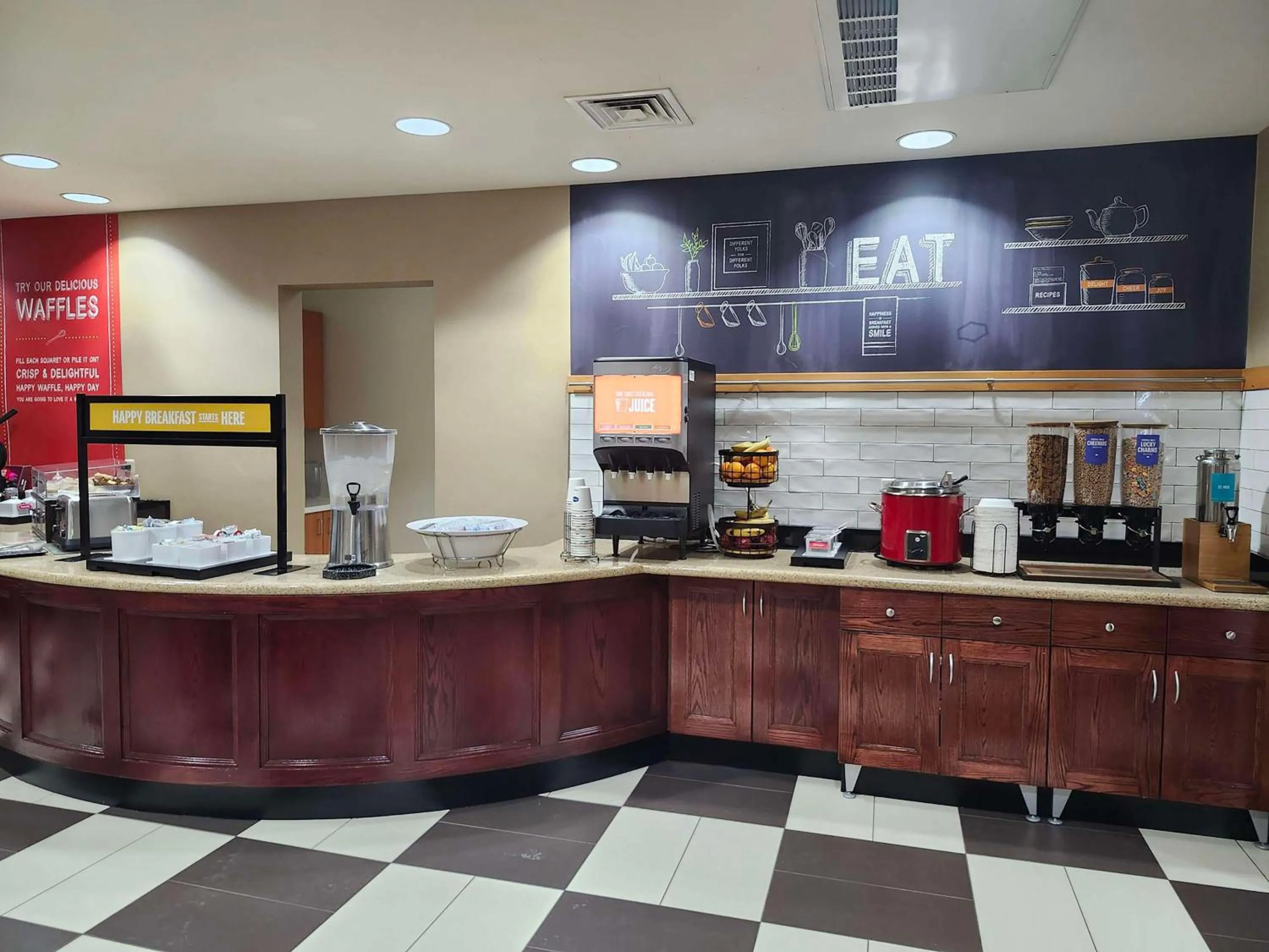 Breakfast in Hampton Inn - Great Falls