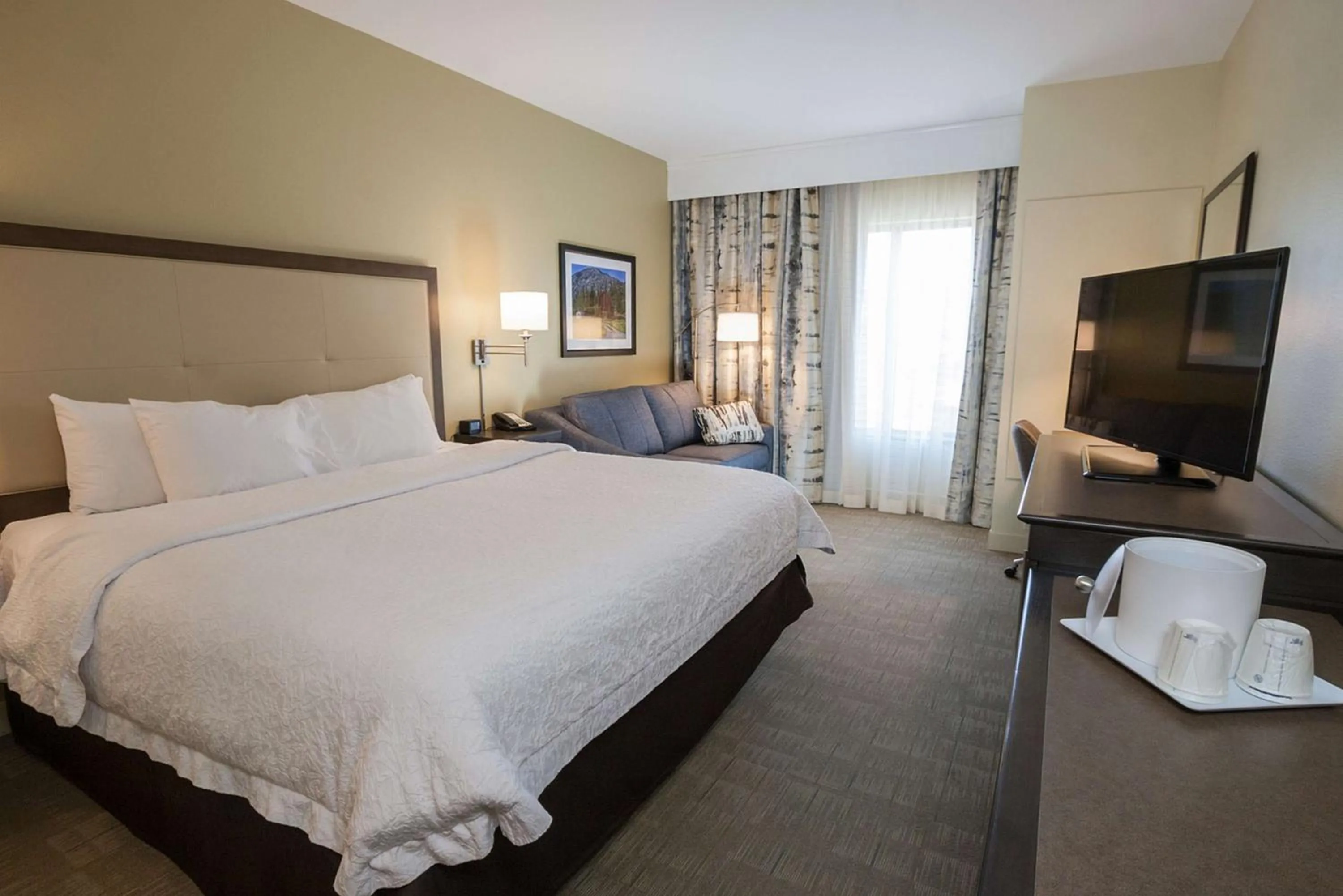 Bed in Hampton Inn - Great Falls