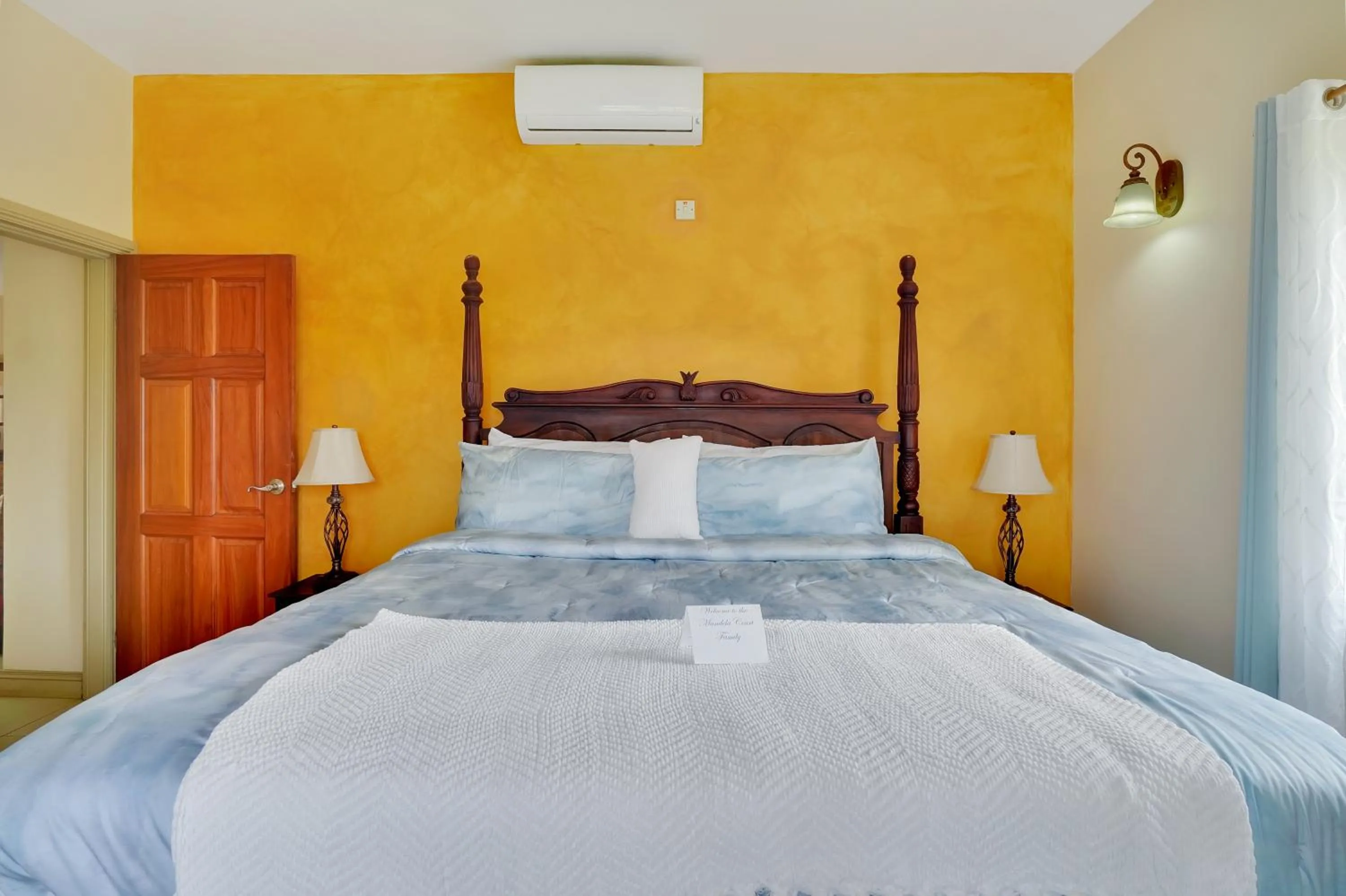 Bed in Mandela Court Suites Grenada