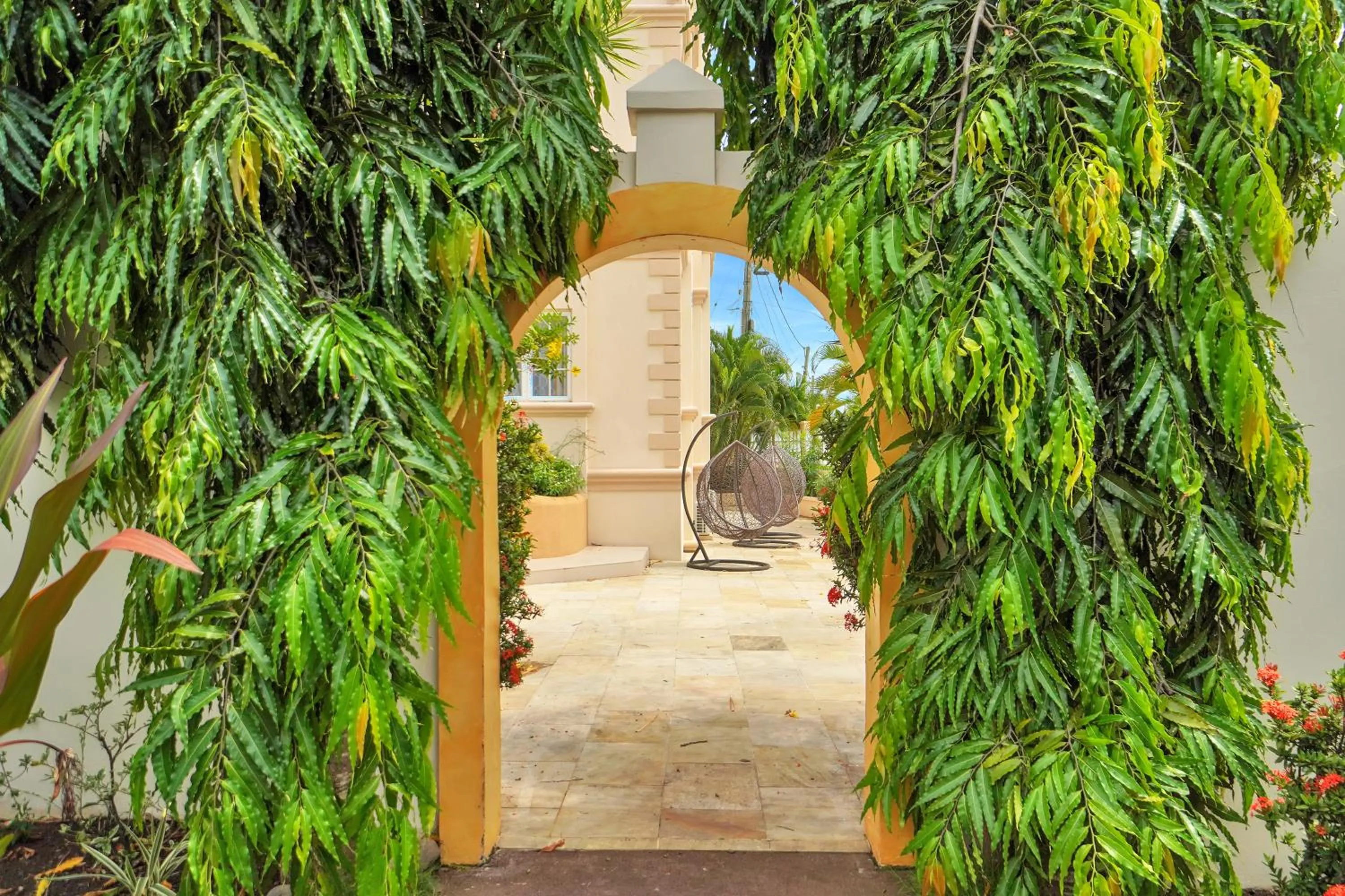 Facade/entrance in Mandela Court Suites Grenada