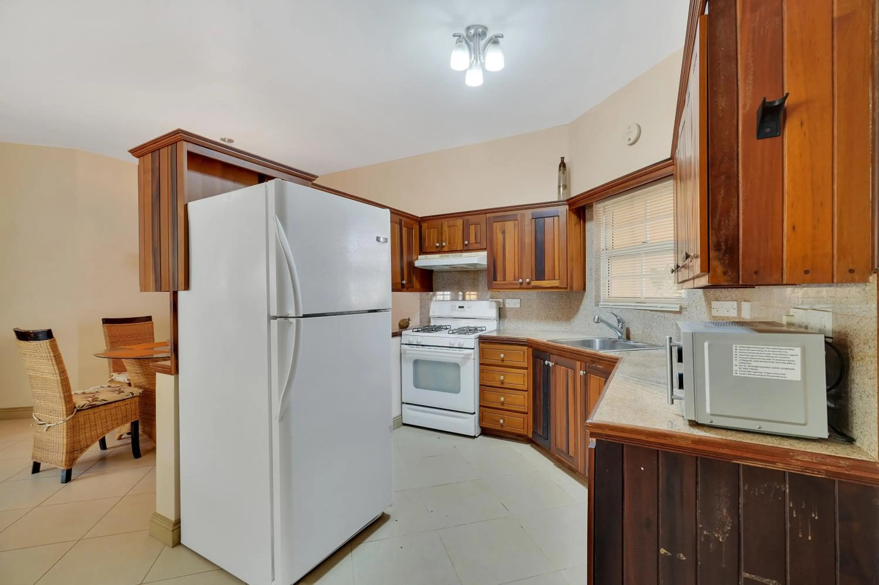 Kitchen or kitchenette in Mandela Court Suites Grenada
