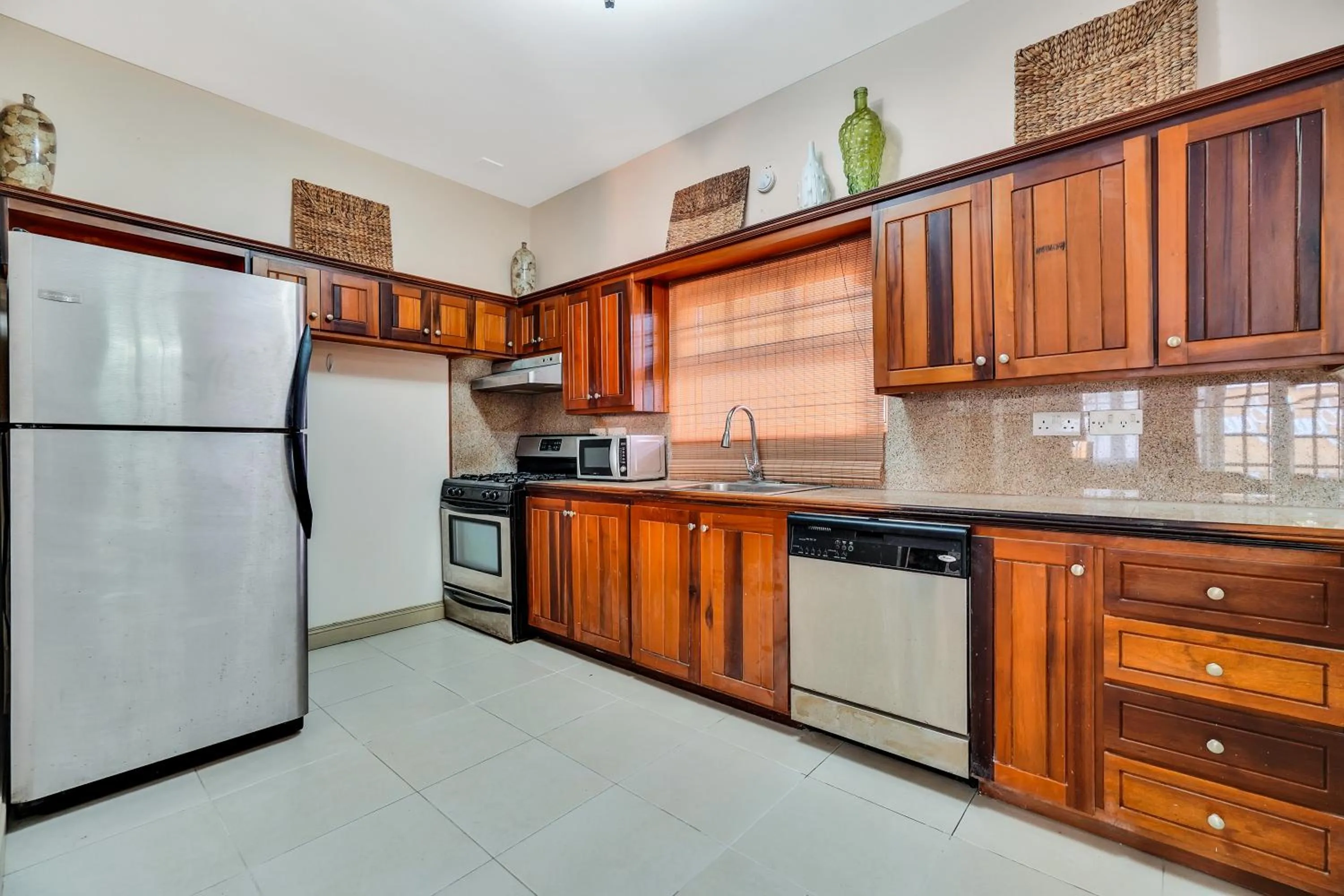 Kitchen or kitchenette in Mandela Court Suites Grenada