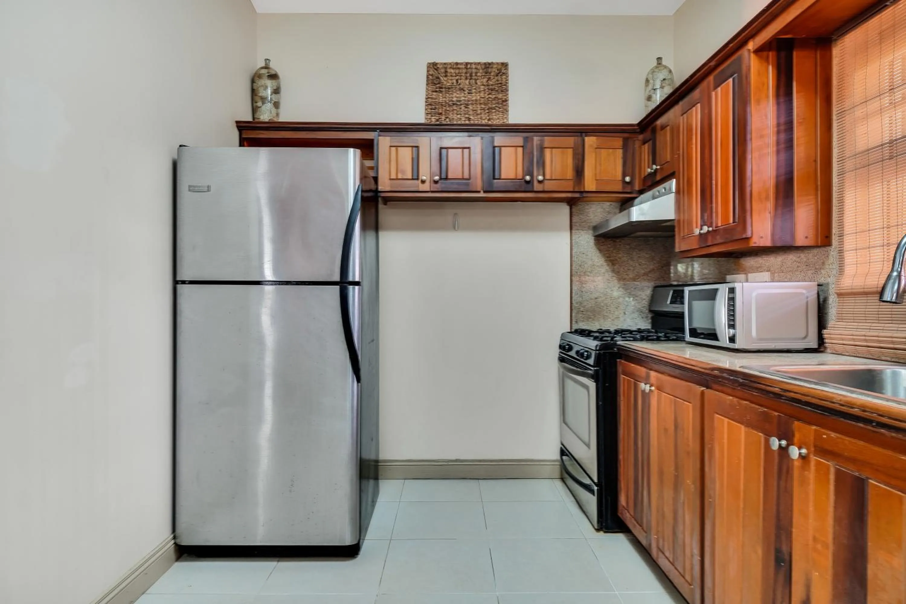 Kitchen or kitchenette in Mandela Court Suites Grenada