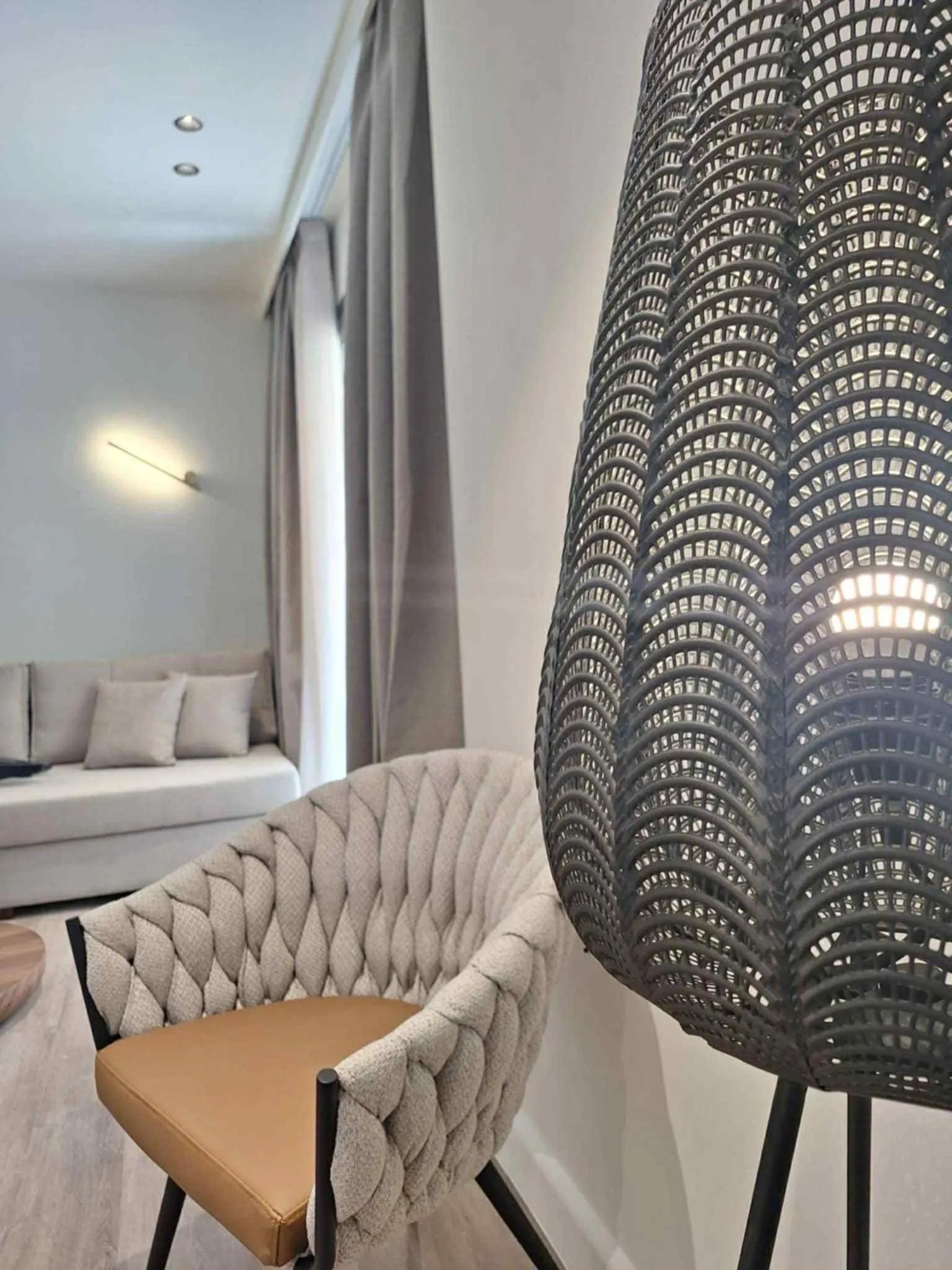 Seating area in Aeolis Hotel