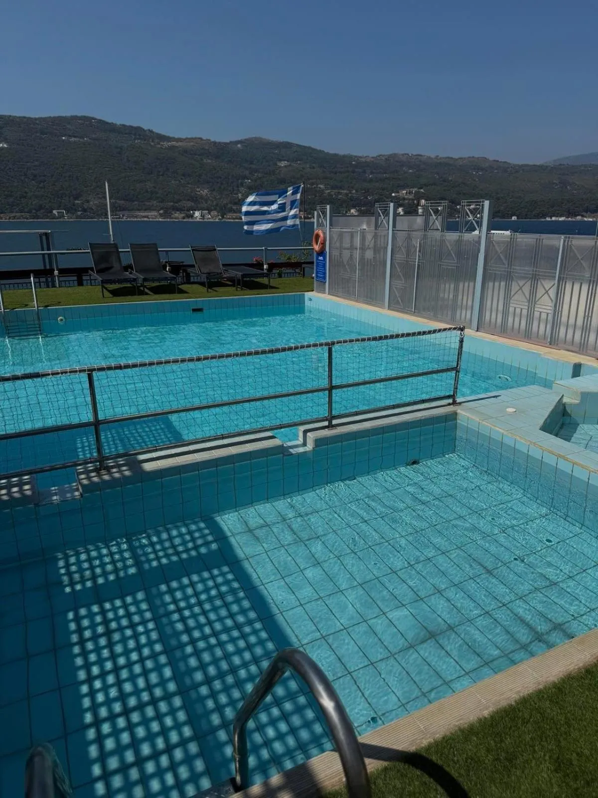 Pool view in Aeolis Hotel