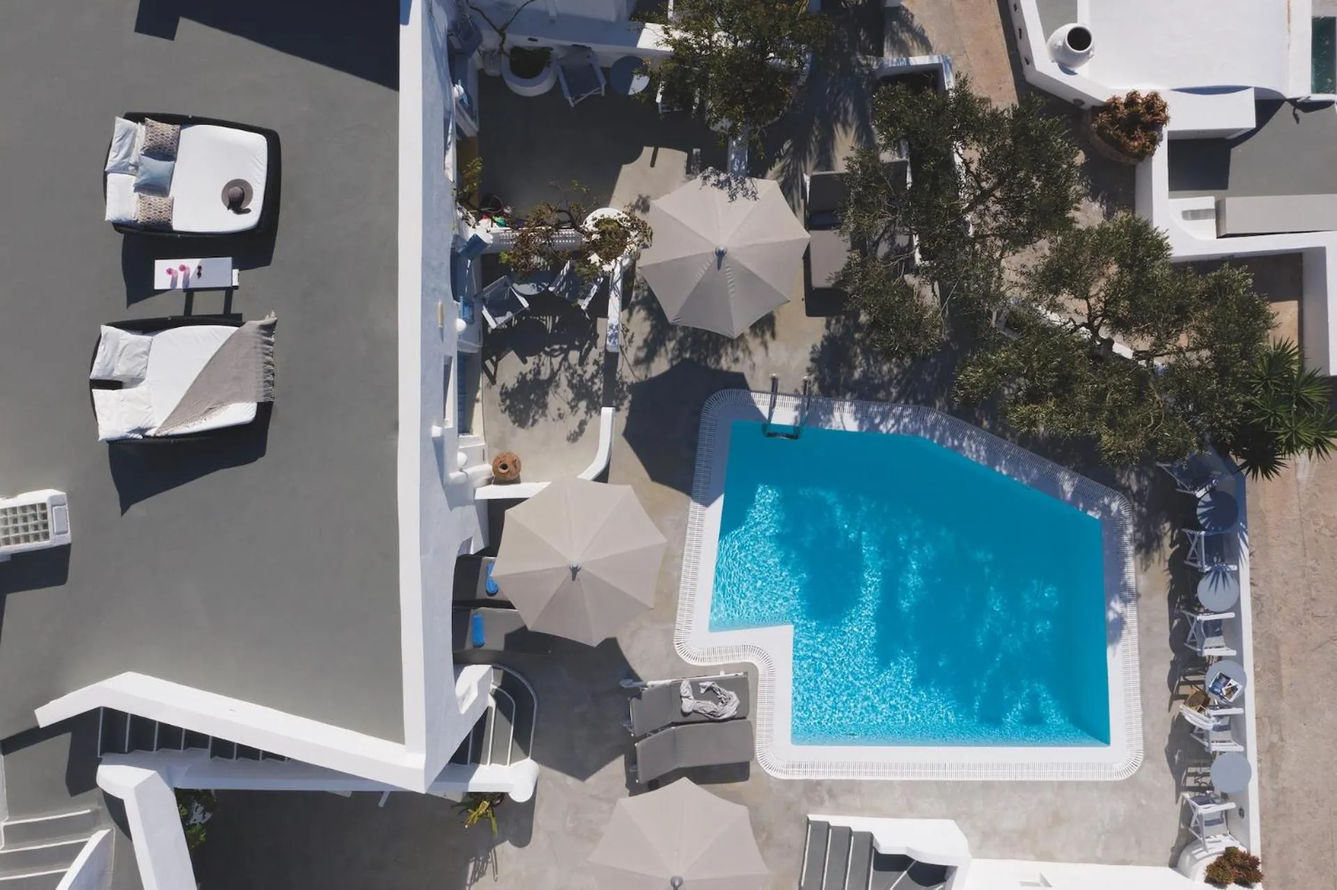 Bird's eye view in Remezzo Villas