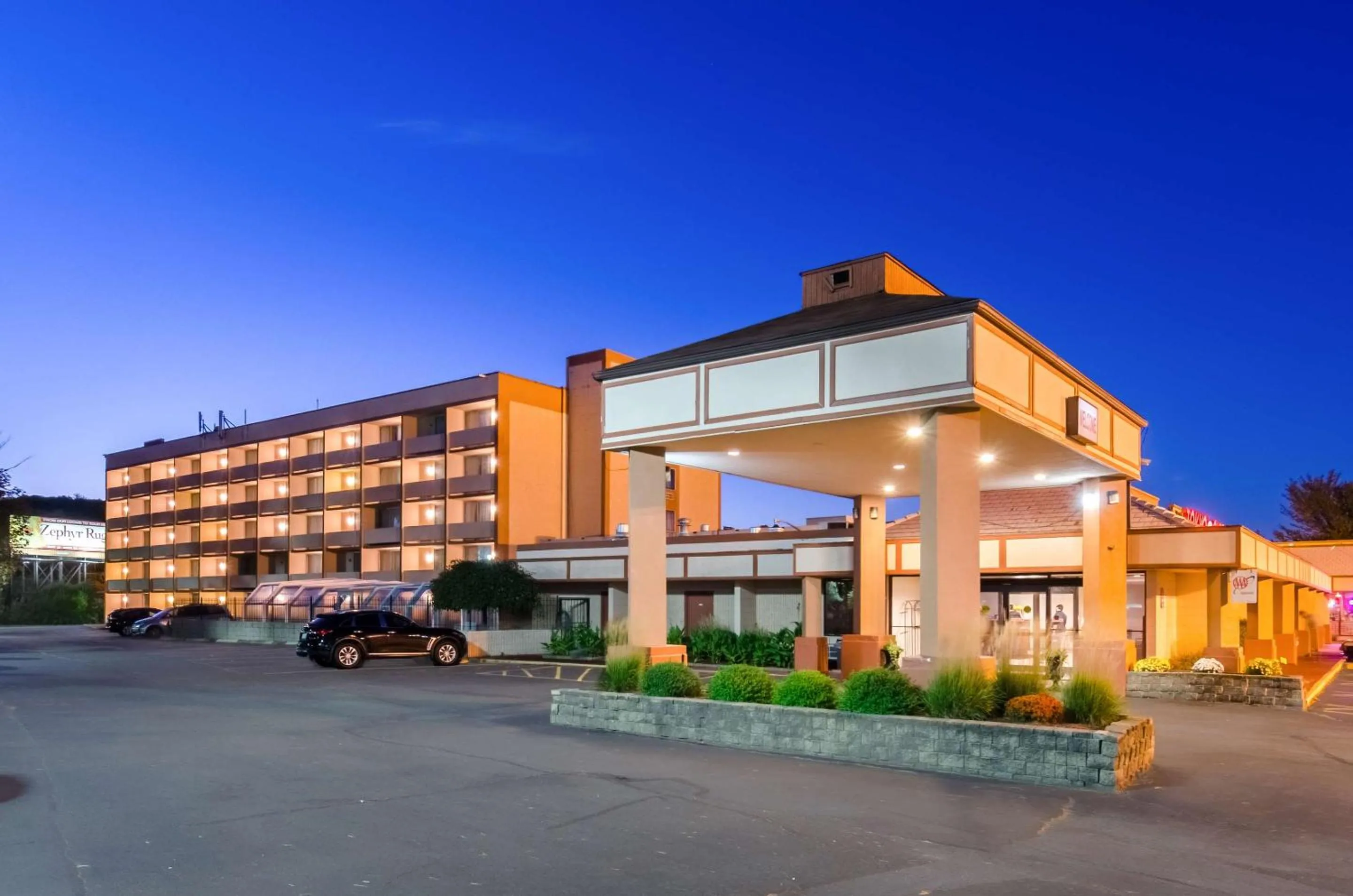 Property building in Quality Inn West Springfield