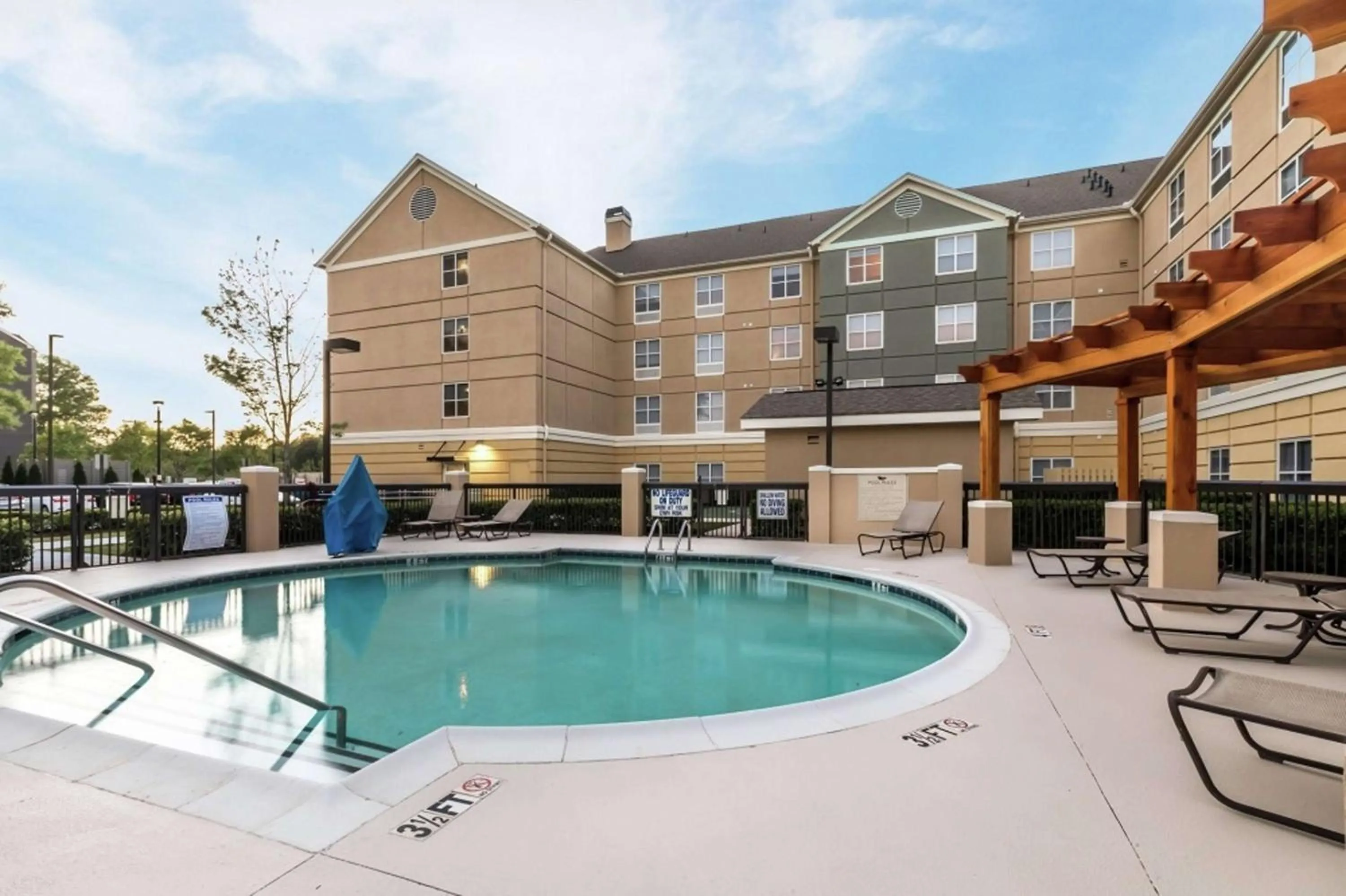 Pool view in Homewood Suites by Hilton at Carolina Point - Greenville