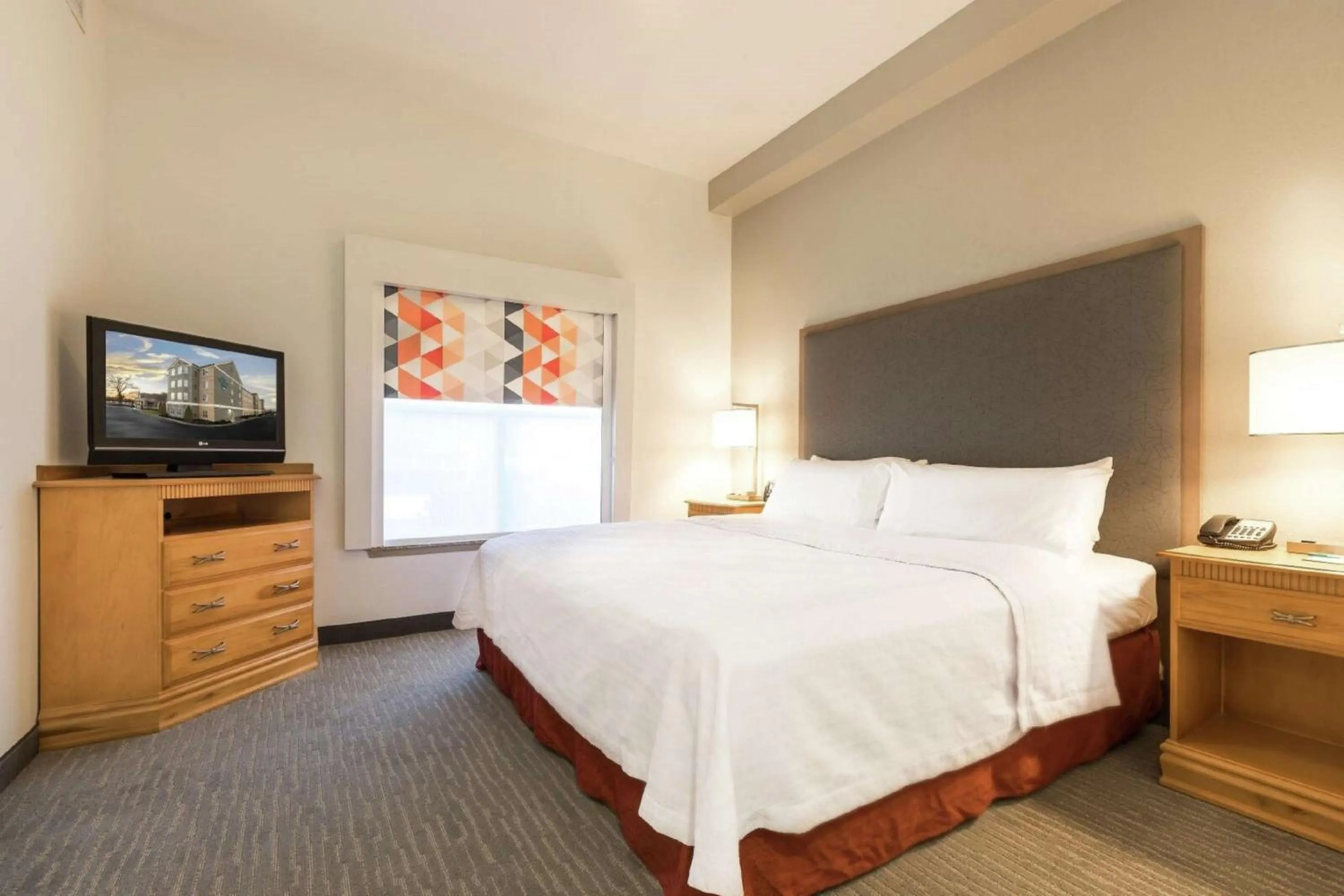 Bedroom, Bed in Homewood Suites by Hilton at Carolina Point - Greenville