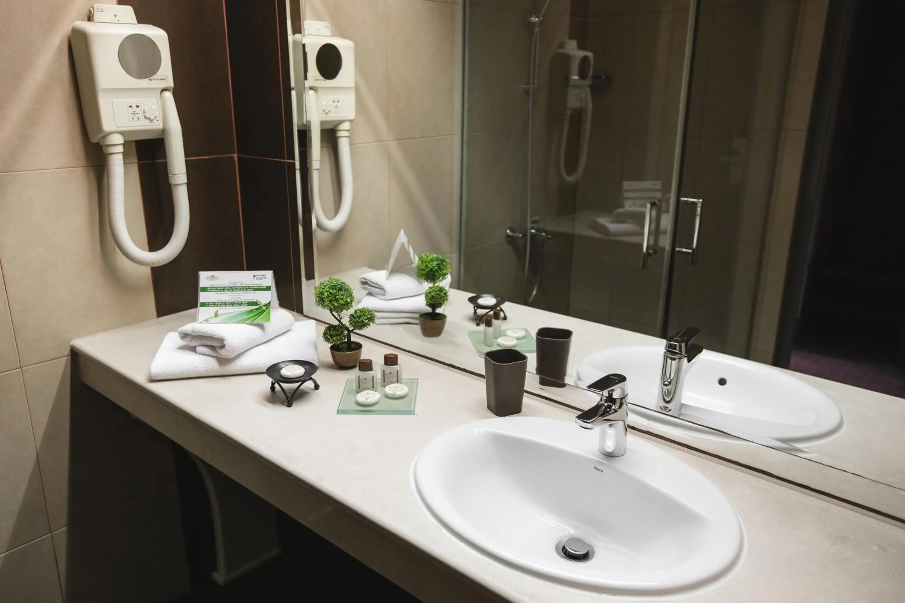 Bathroom in Business Hotel Plovdiv - Central Location