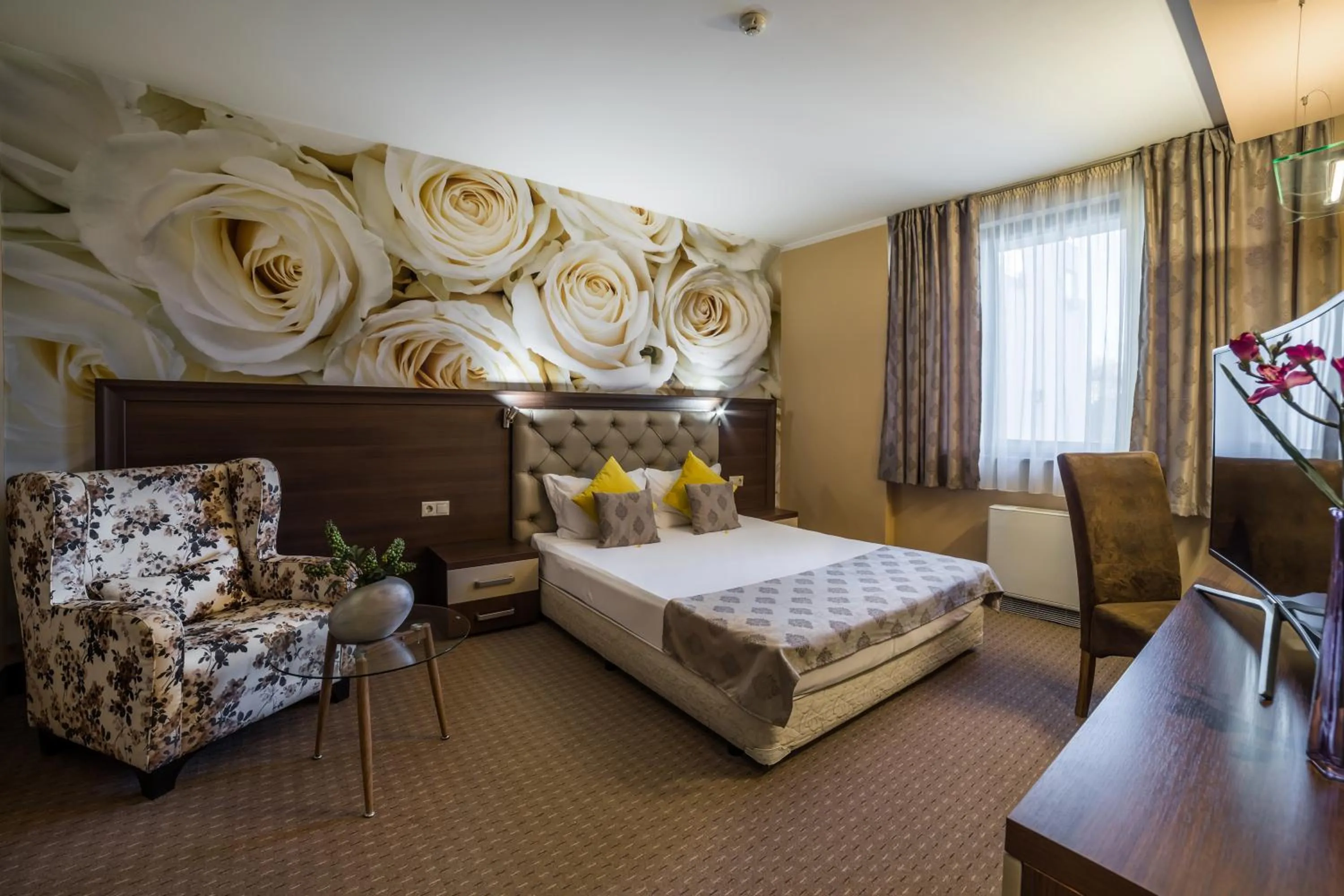 Bedroom, Bed in Business Hotel Plovdiv - Central Location