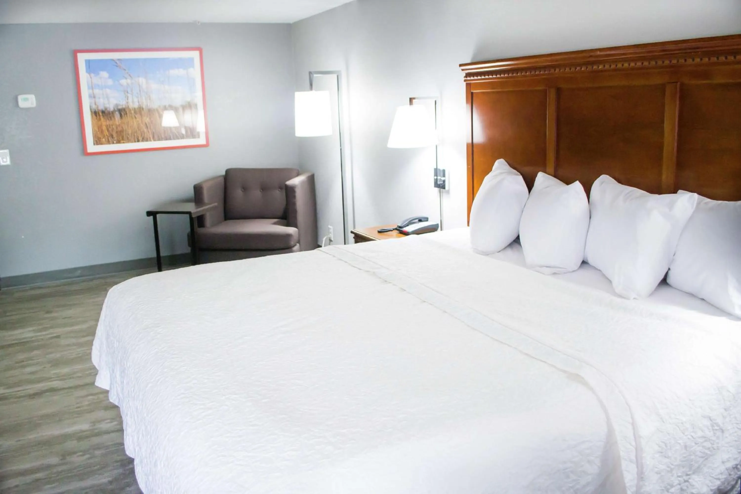 Bed in Hampton Inn Marion