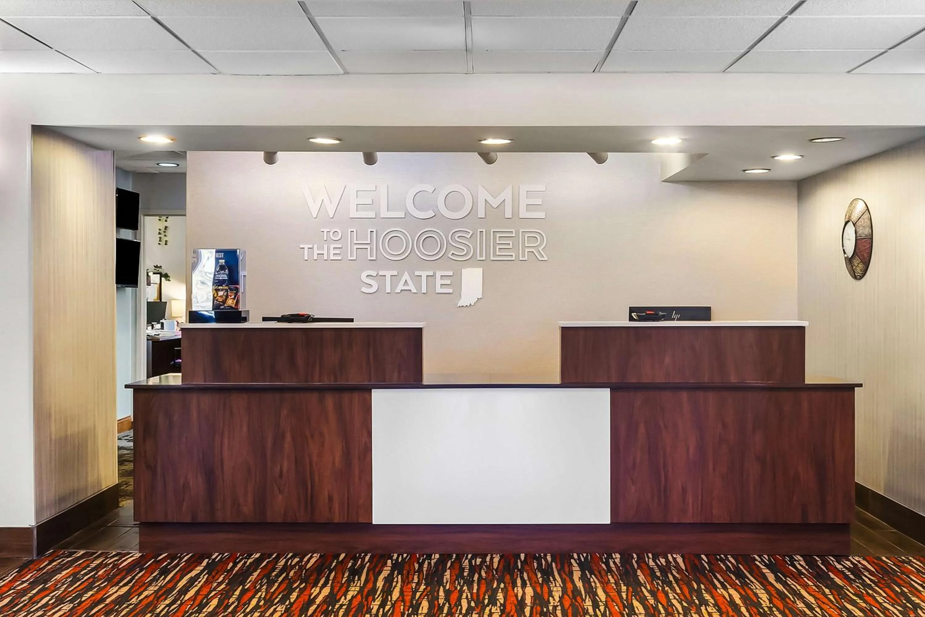 Lobby or reception in Hampton Inn Marion