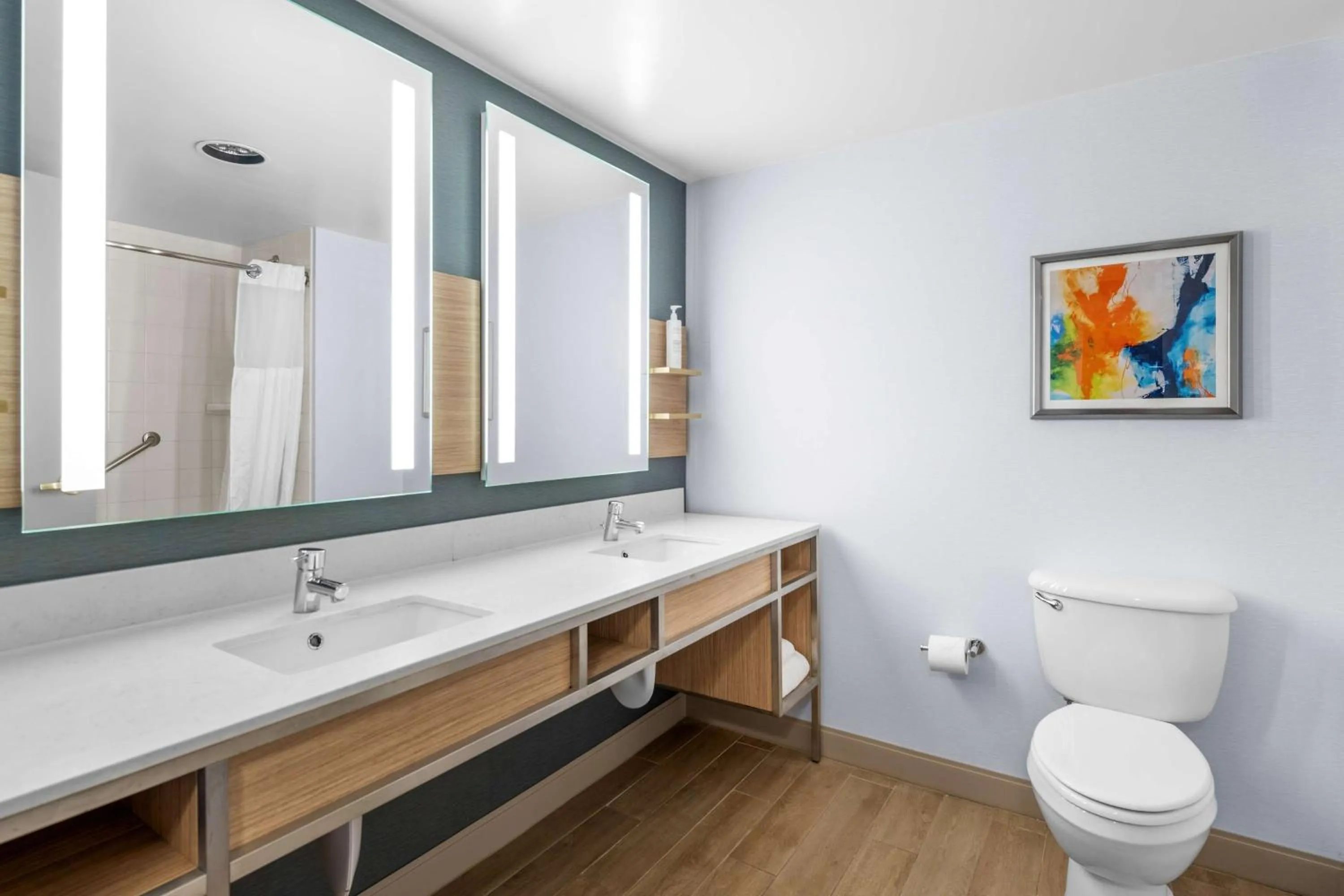 Bathroom in Hilton Garden Inn Suffolk Riverfront