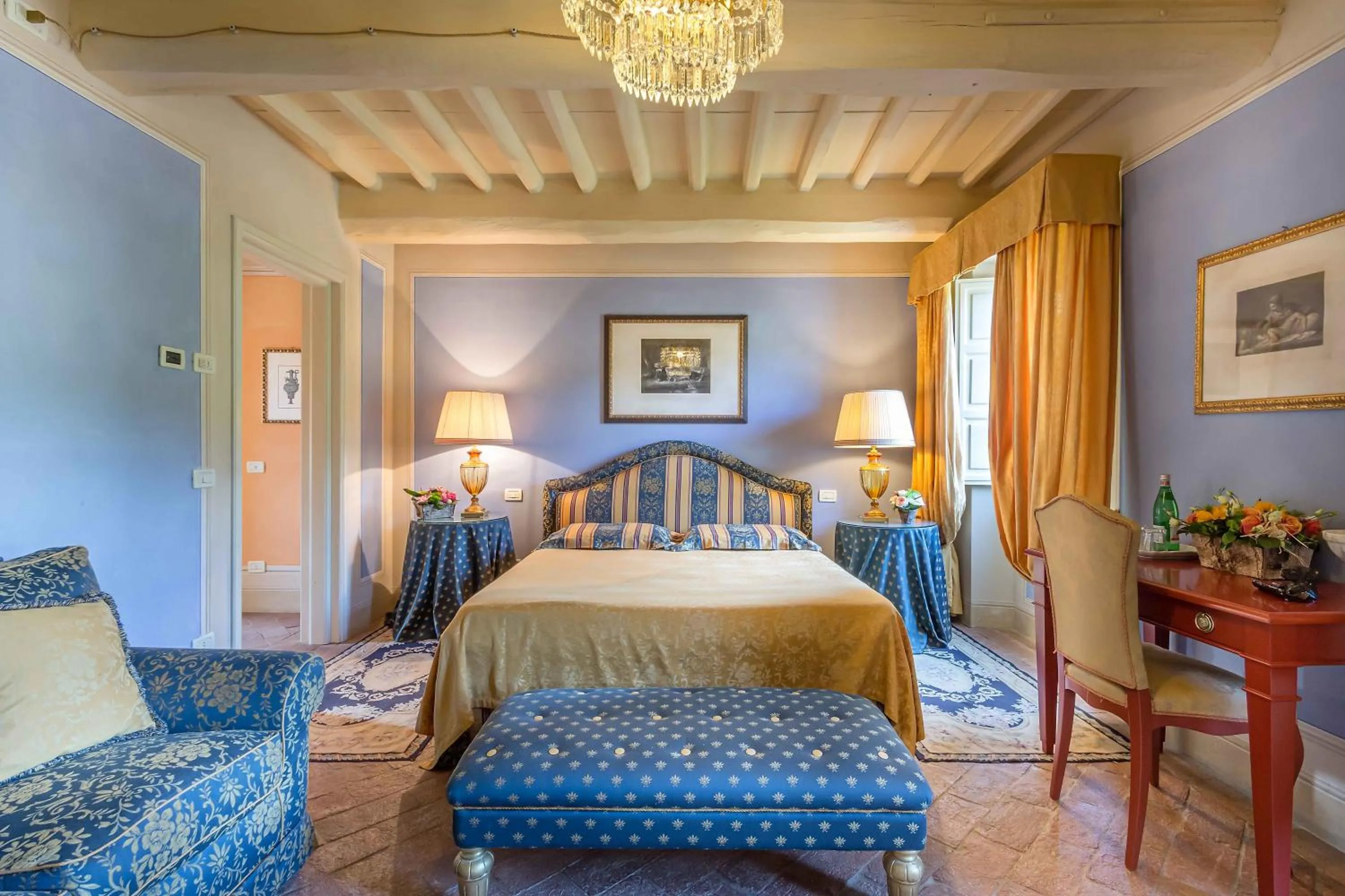 Bedroom in Coselli 's Collection. Luxury Villas Rental