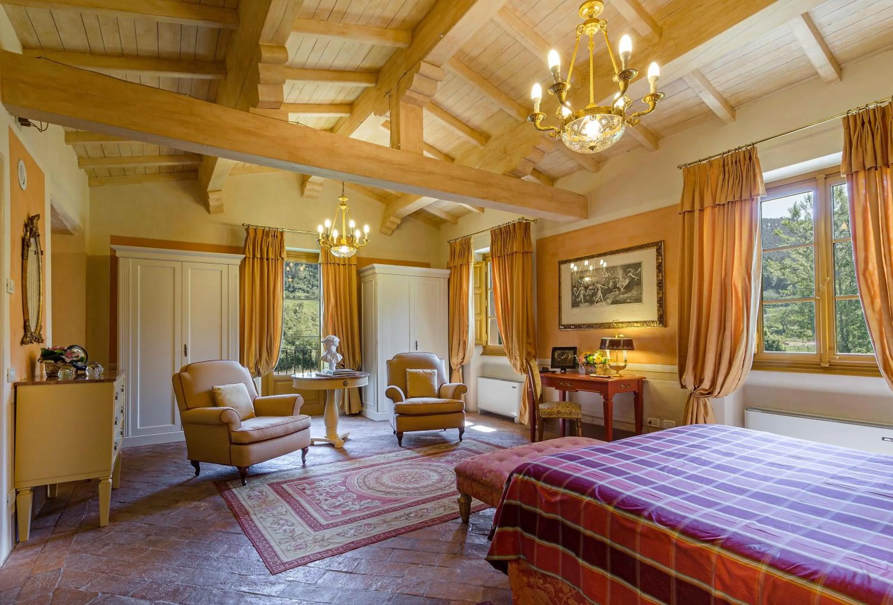 Bedroom in Coselli 's Collection. Luxury Villas Rental