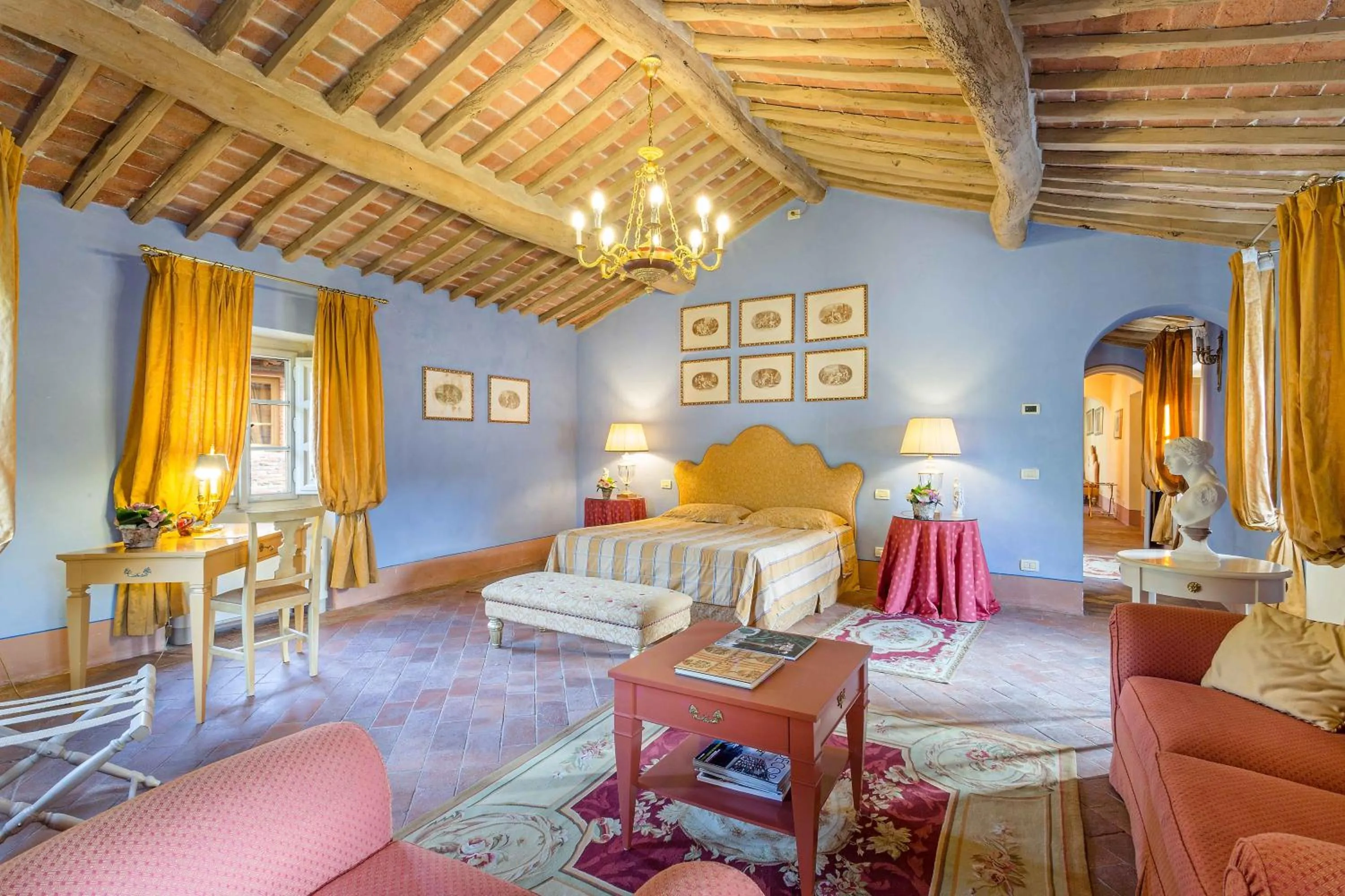 Bedroom in Coselli 's Collection. Luxury Villas Rental