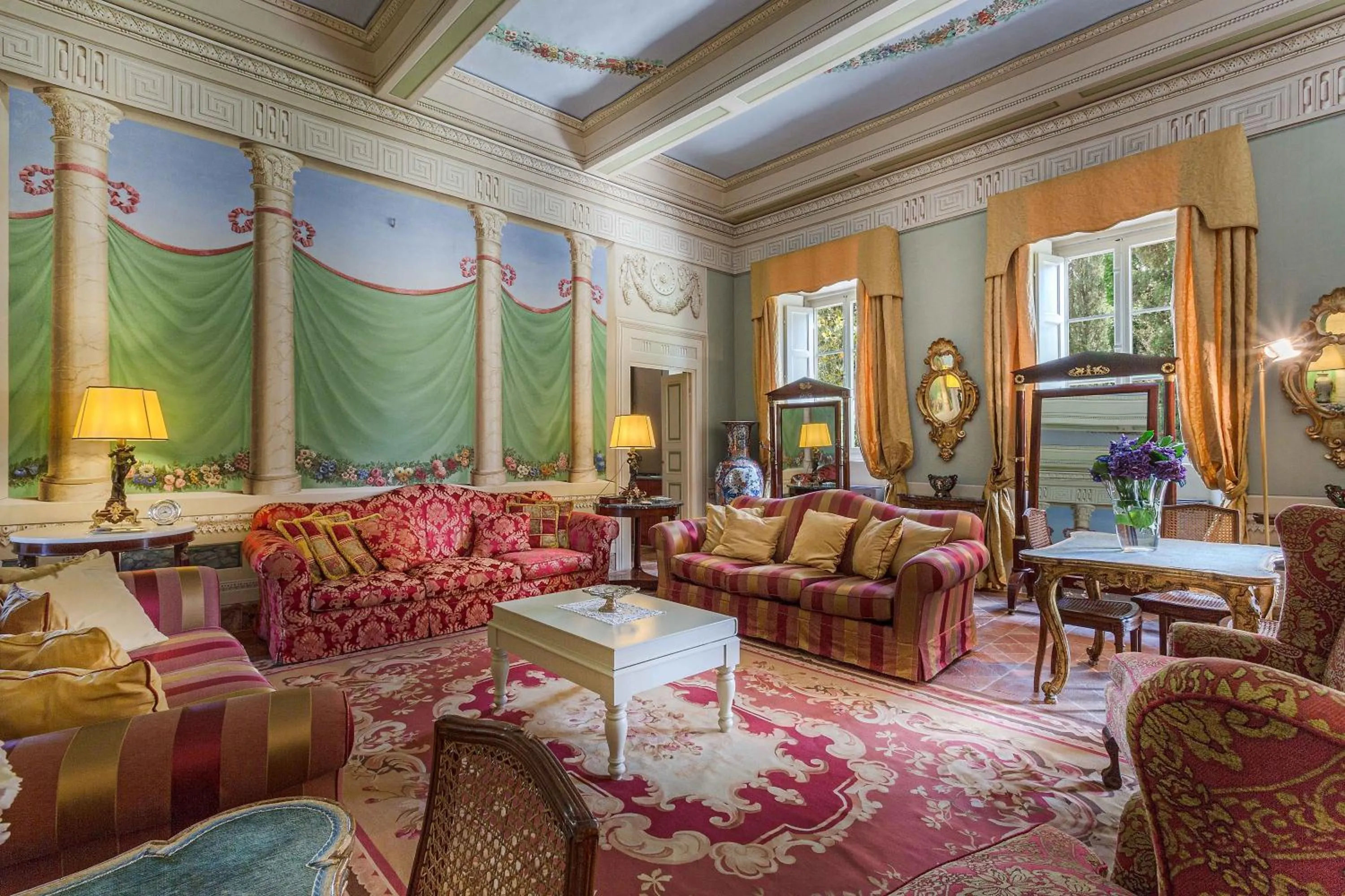 Living room in Coselli 's Collection. Luxury Villas Rental