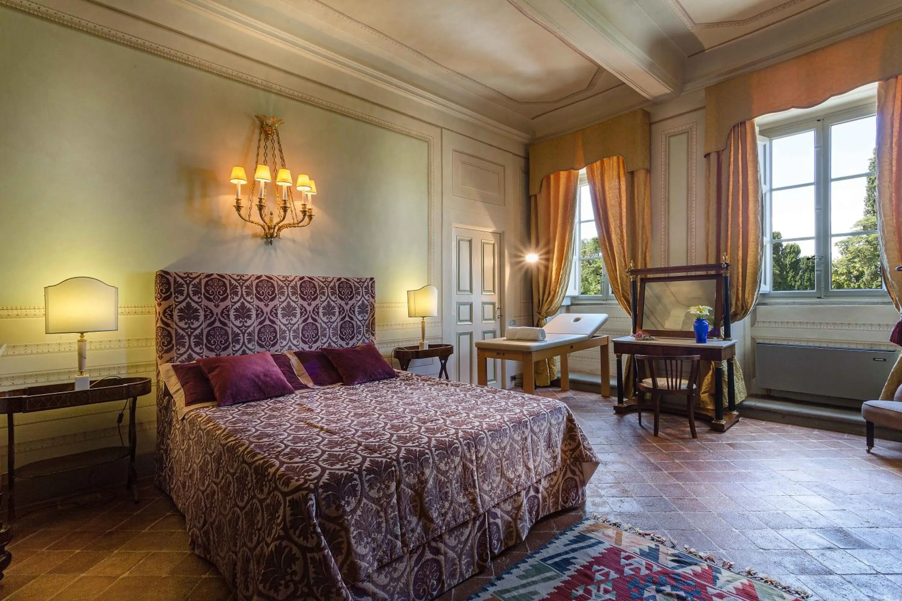 Bedroom in Coselli 's Collection. Luxury Villas Rental