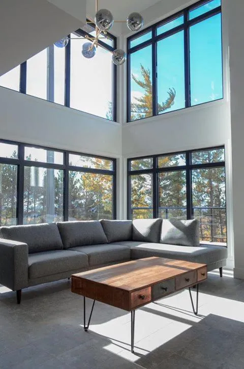Living room in Auberge de la Montagne Coupée