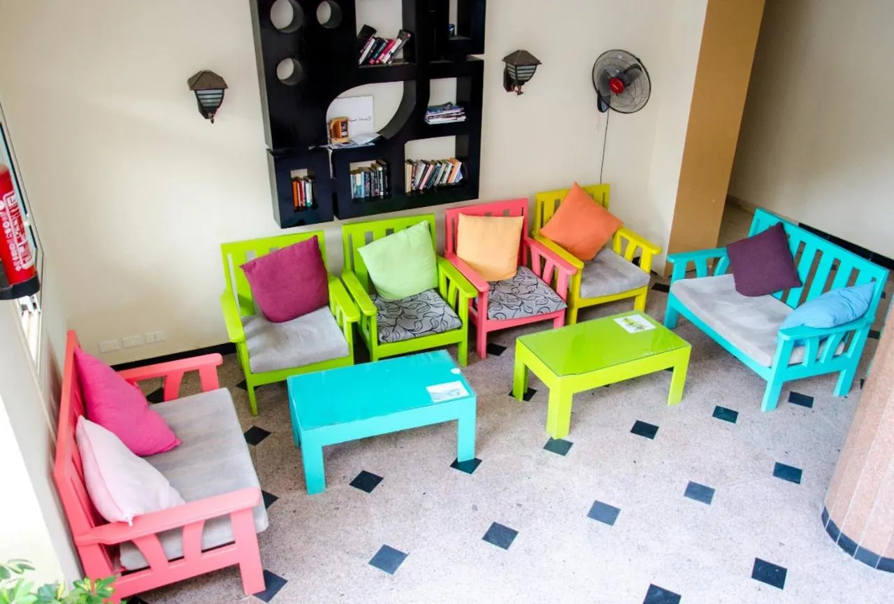 Lobby or reception in New Yalla Hotel