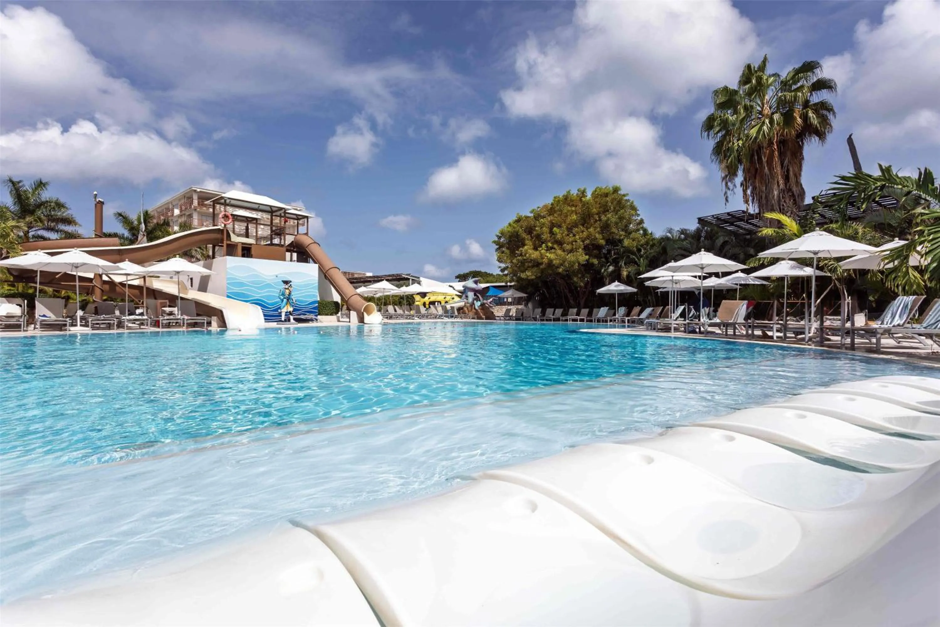 Pool view in Sonesta Maho Beach All Inclusive Resort Casino & Spa