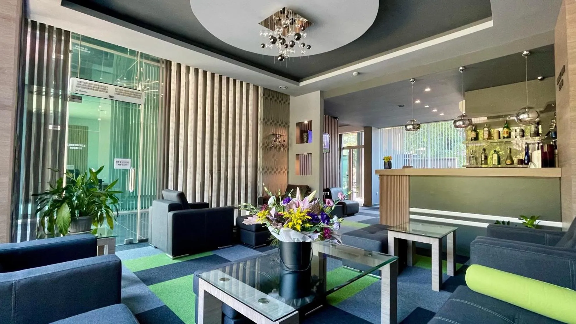 Lobby or reception in Expo Hotel