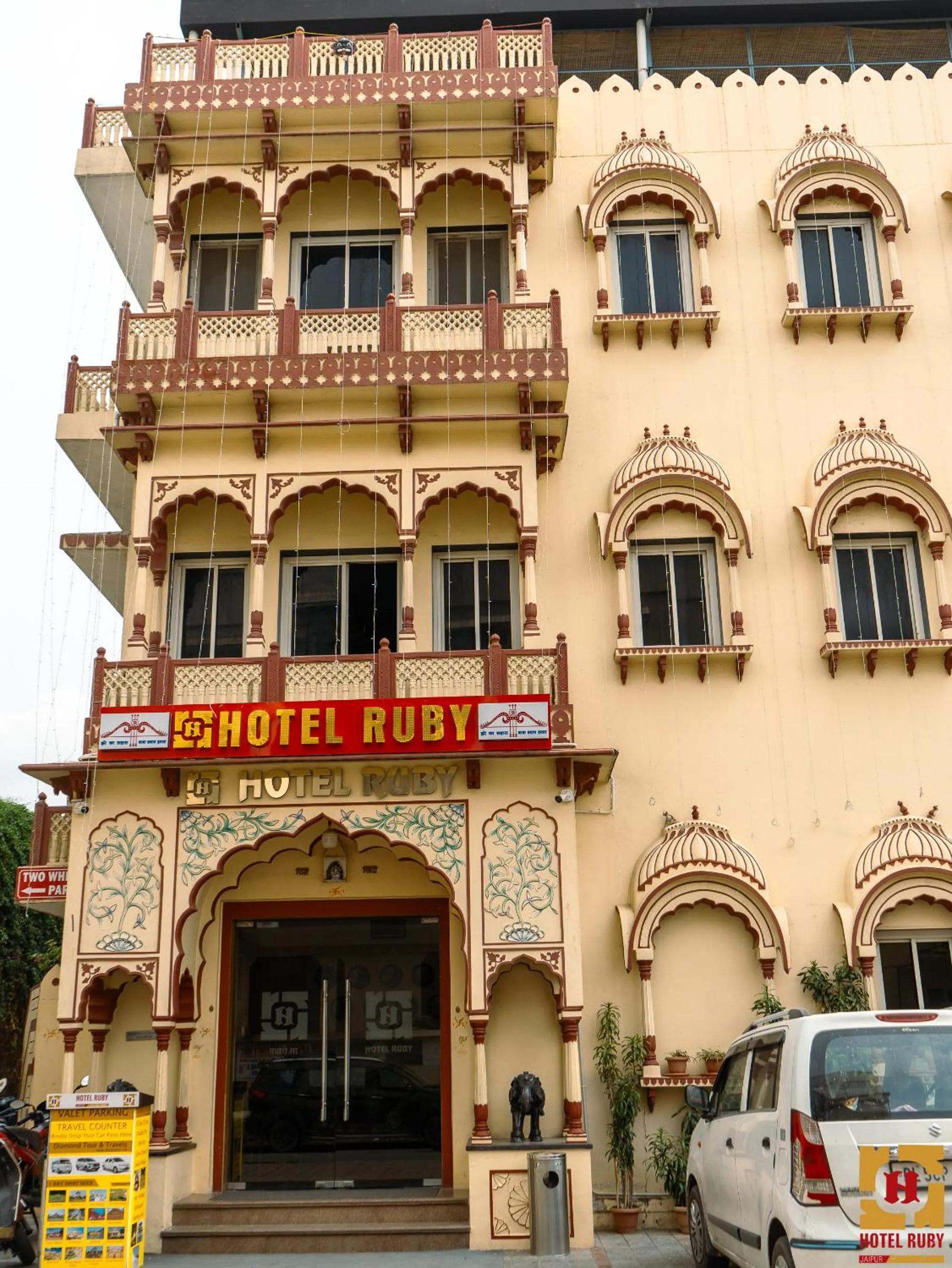 Facade/entrance in Hotel Ruby