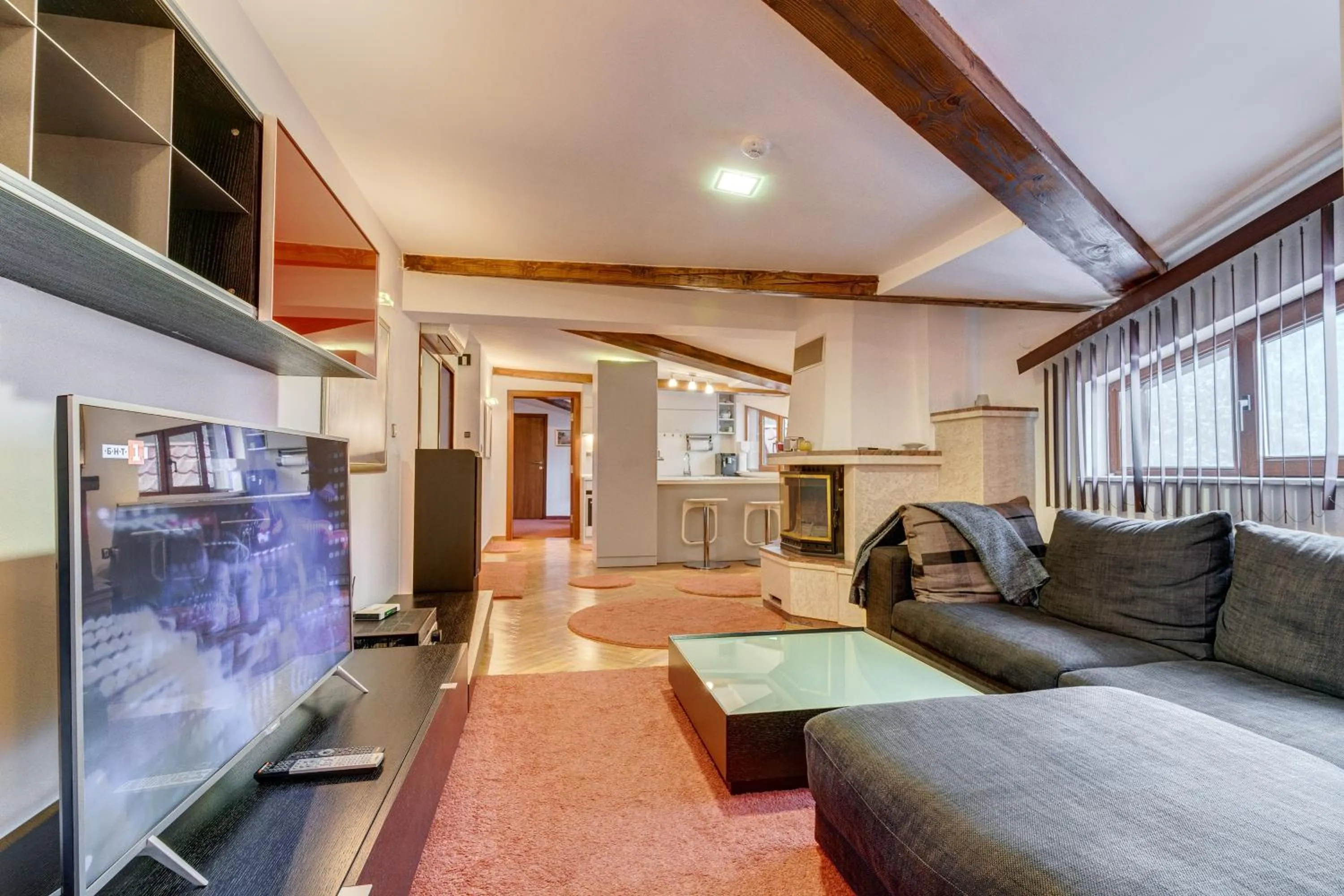 Living room in The Castle Complex