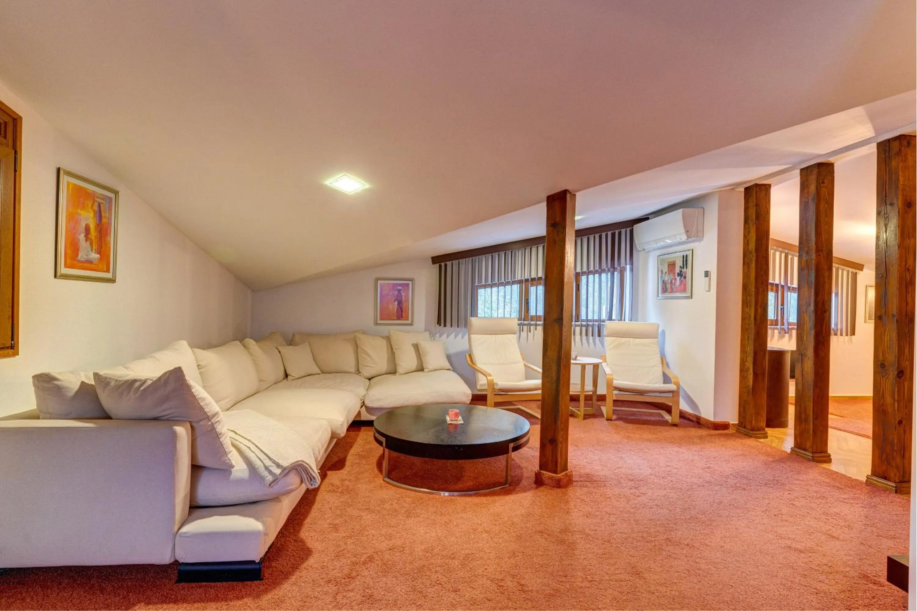 Living room in The Castle Complex