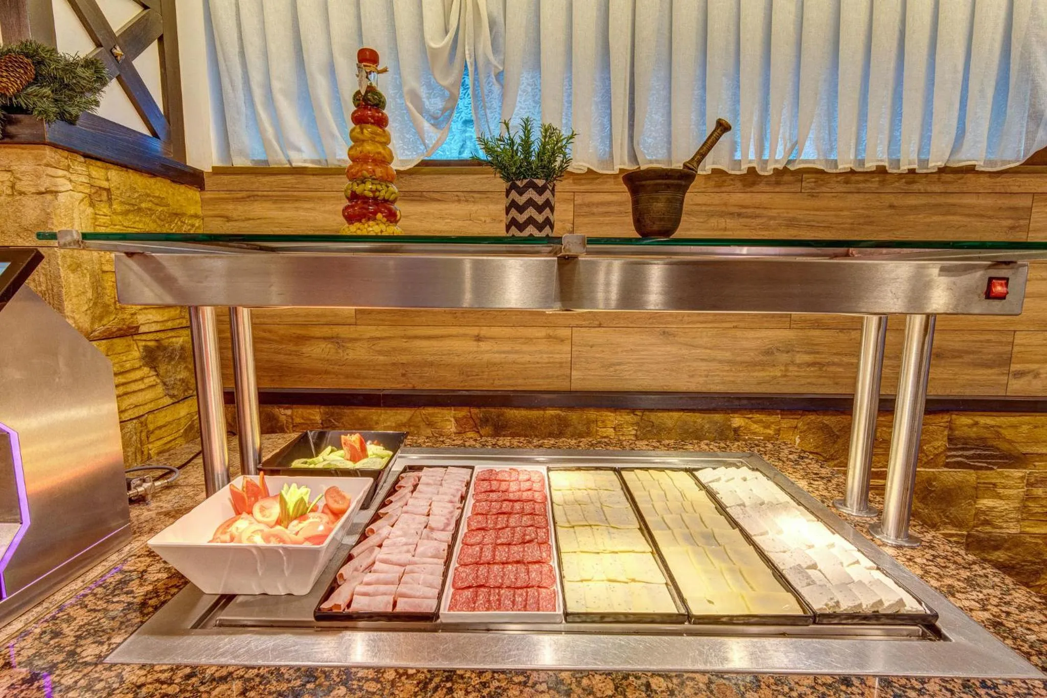 Buffet breakfast in The Castle Complex