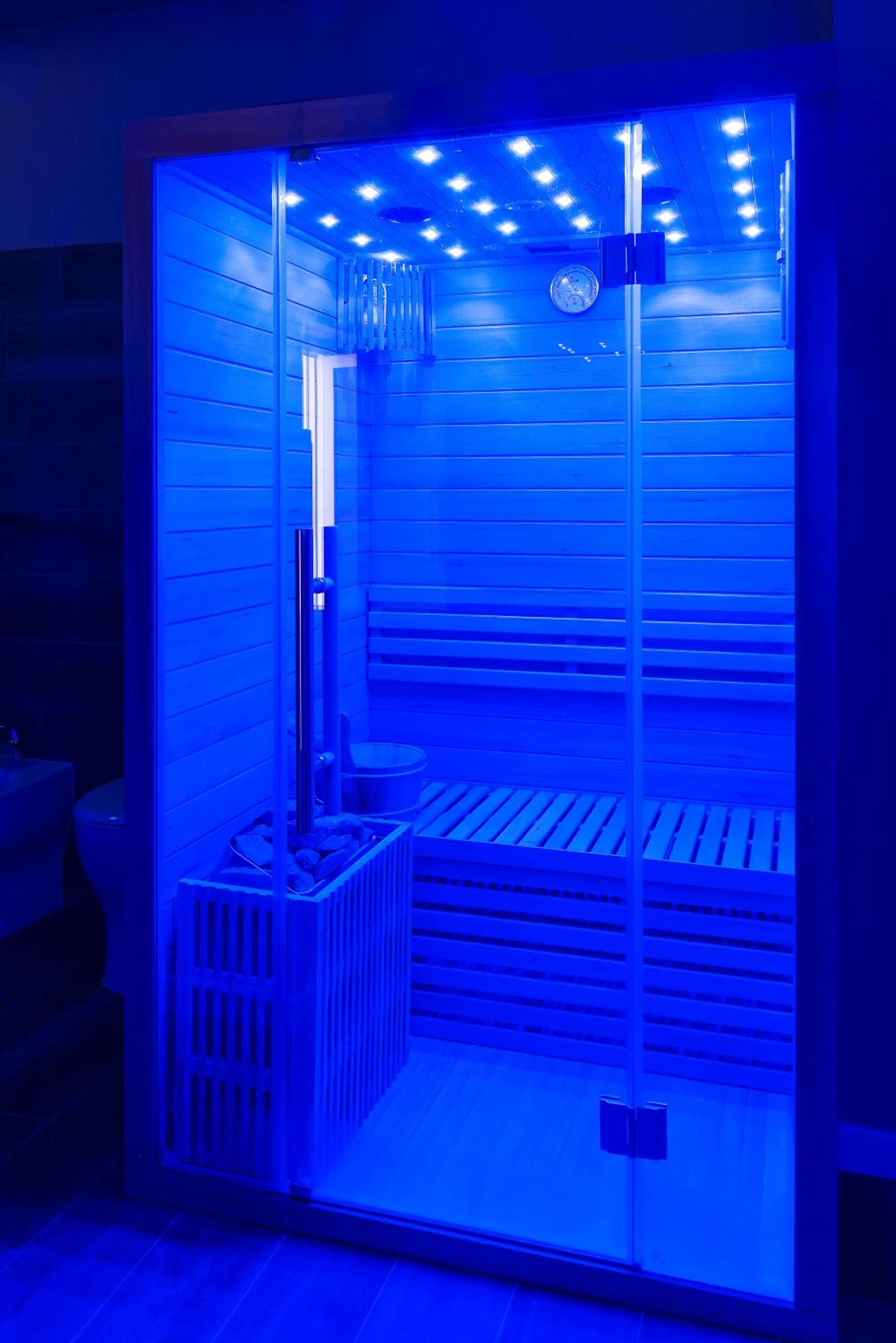 Sauna in B&B Erifrà Piccolo Hotel