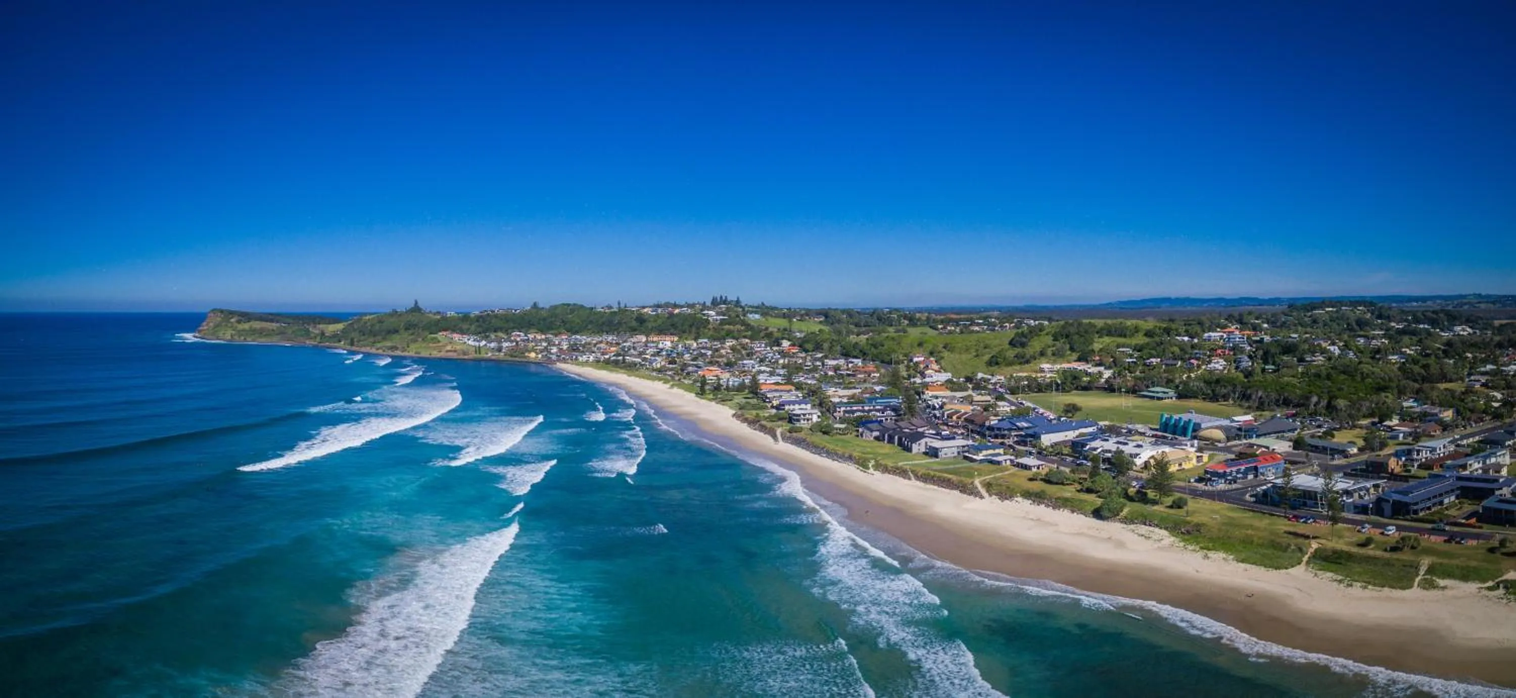 Bird's eye view in Lennox Holiday Apartments