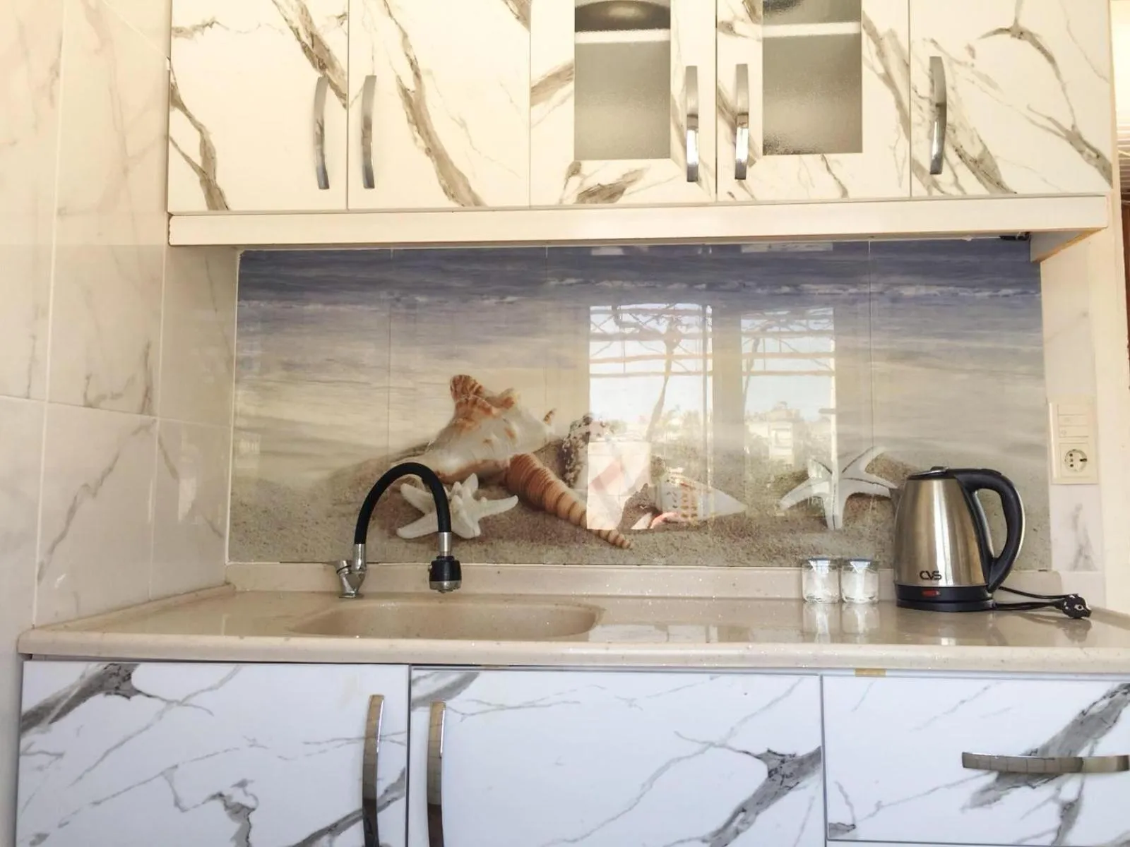 Kitchen or kitchenette in Erkal Pension