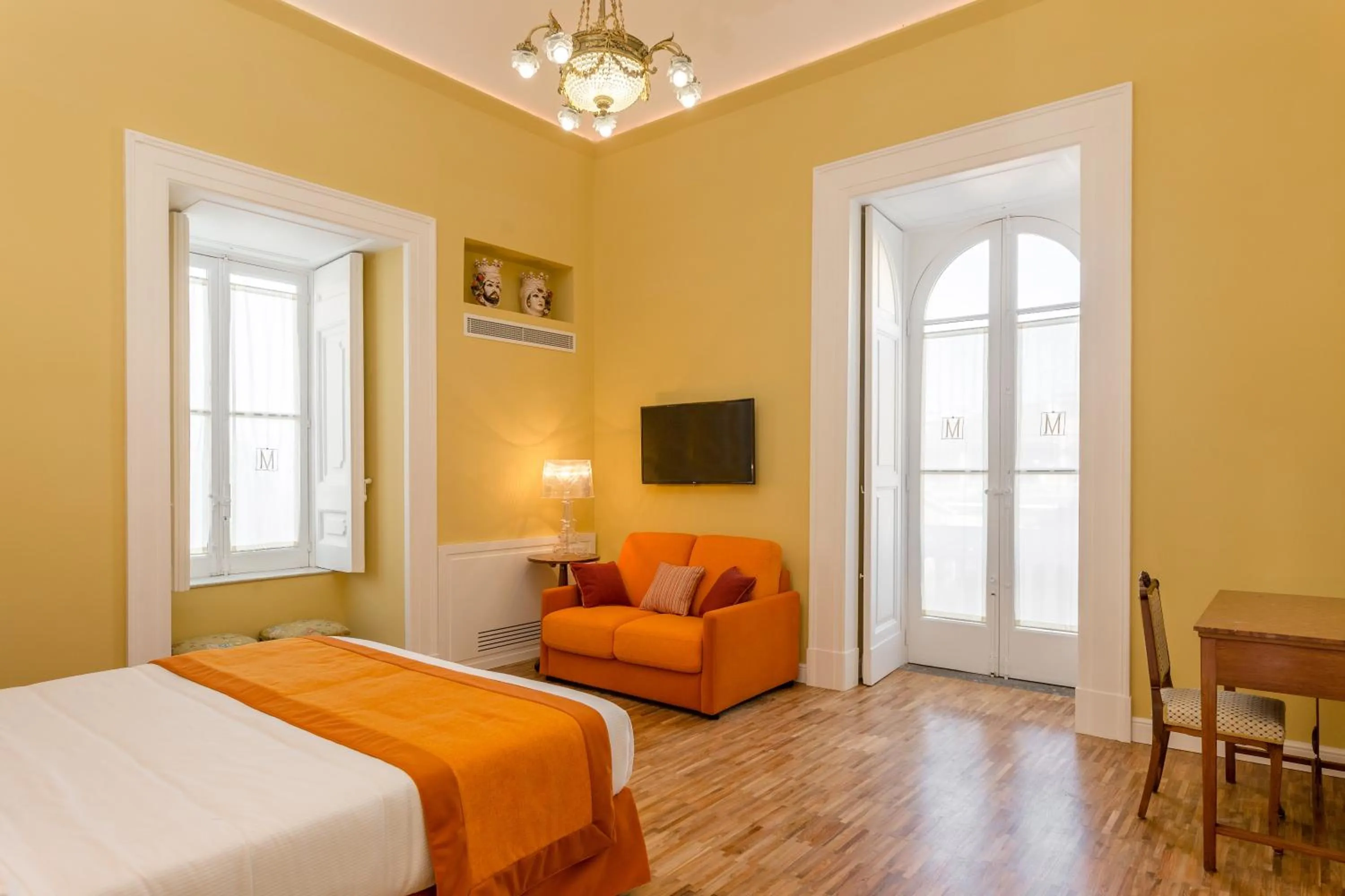 Bedroom, Bed in Villa Manning Relais