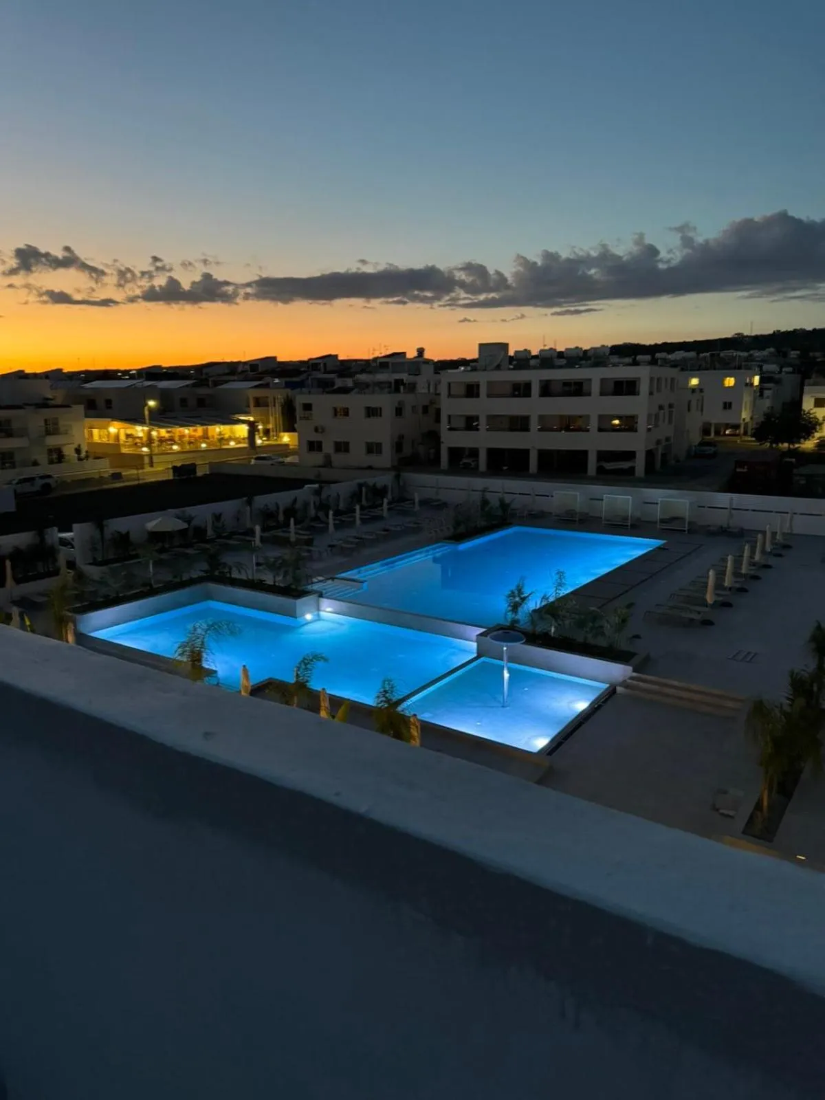 Swimming pool in Abacus Suites