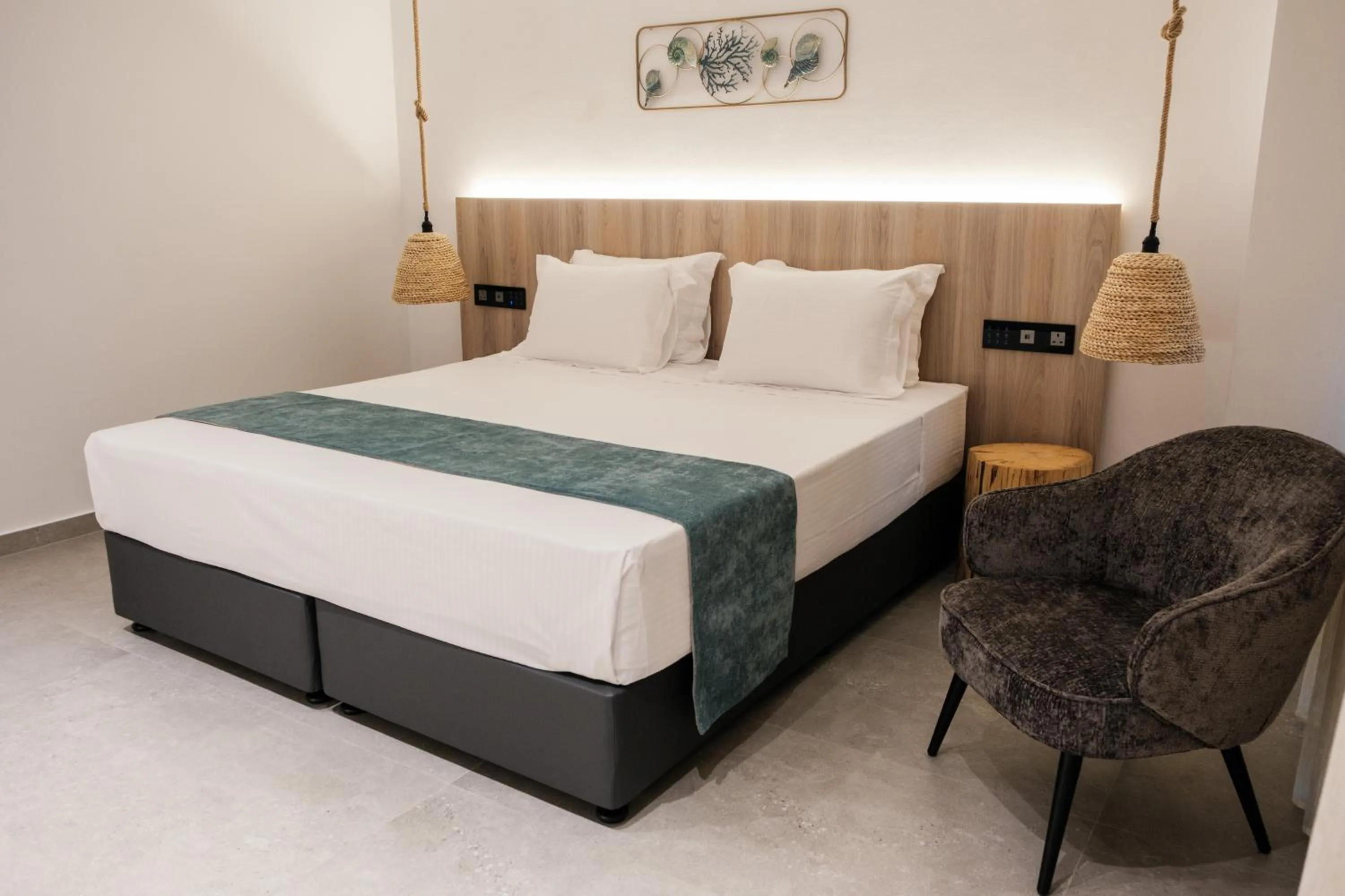 Bed in Abacus Suites