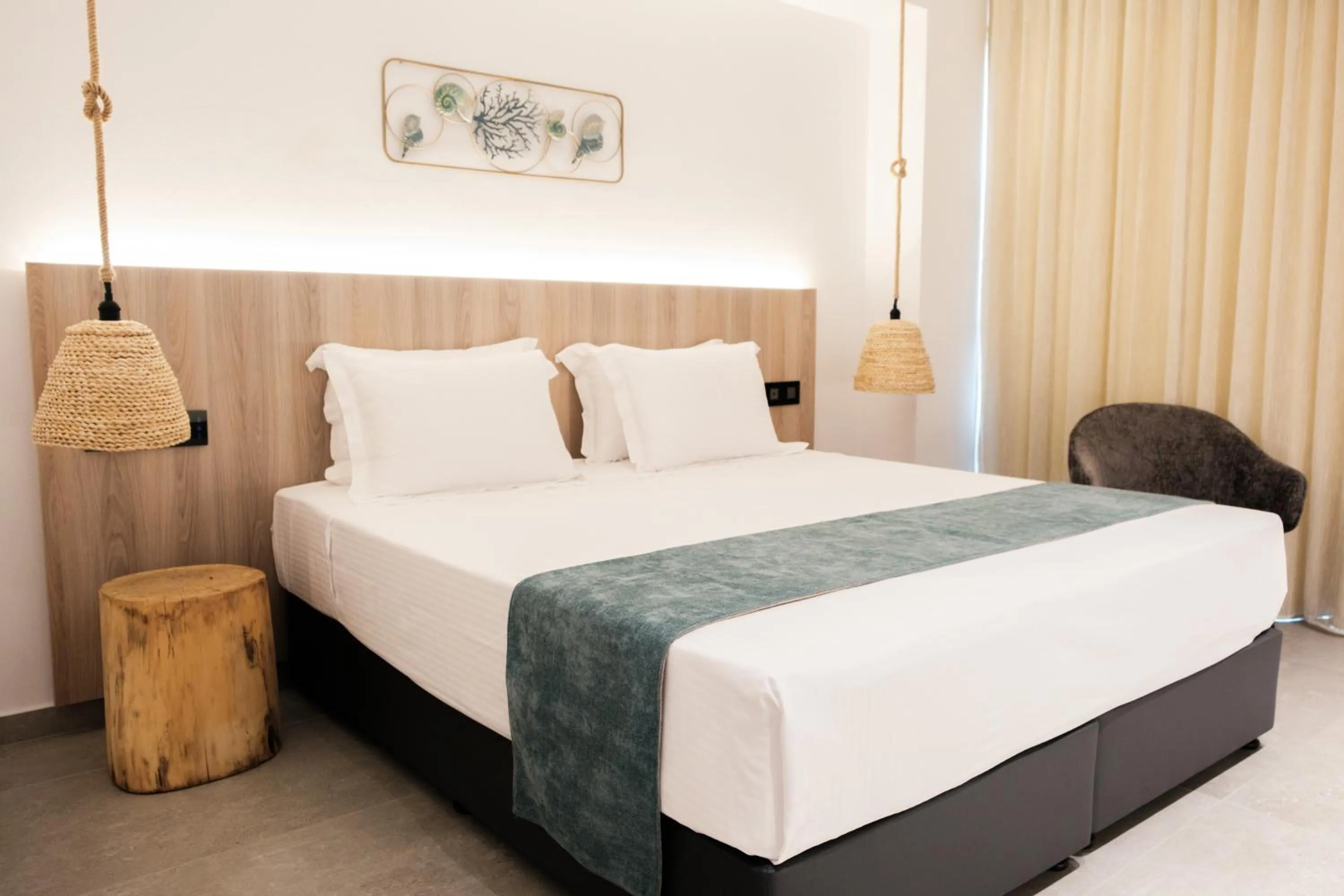 Bed in Abacus Suites