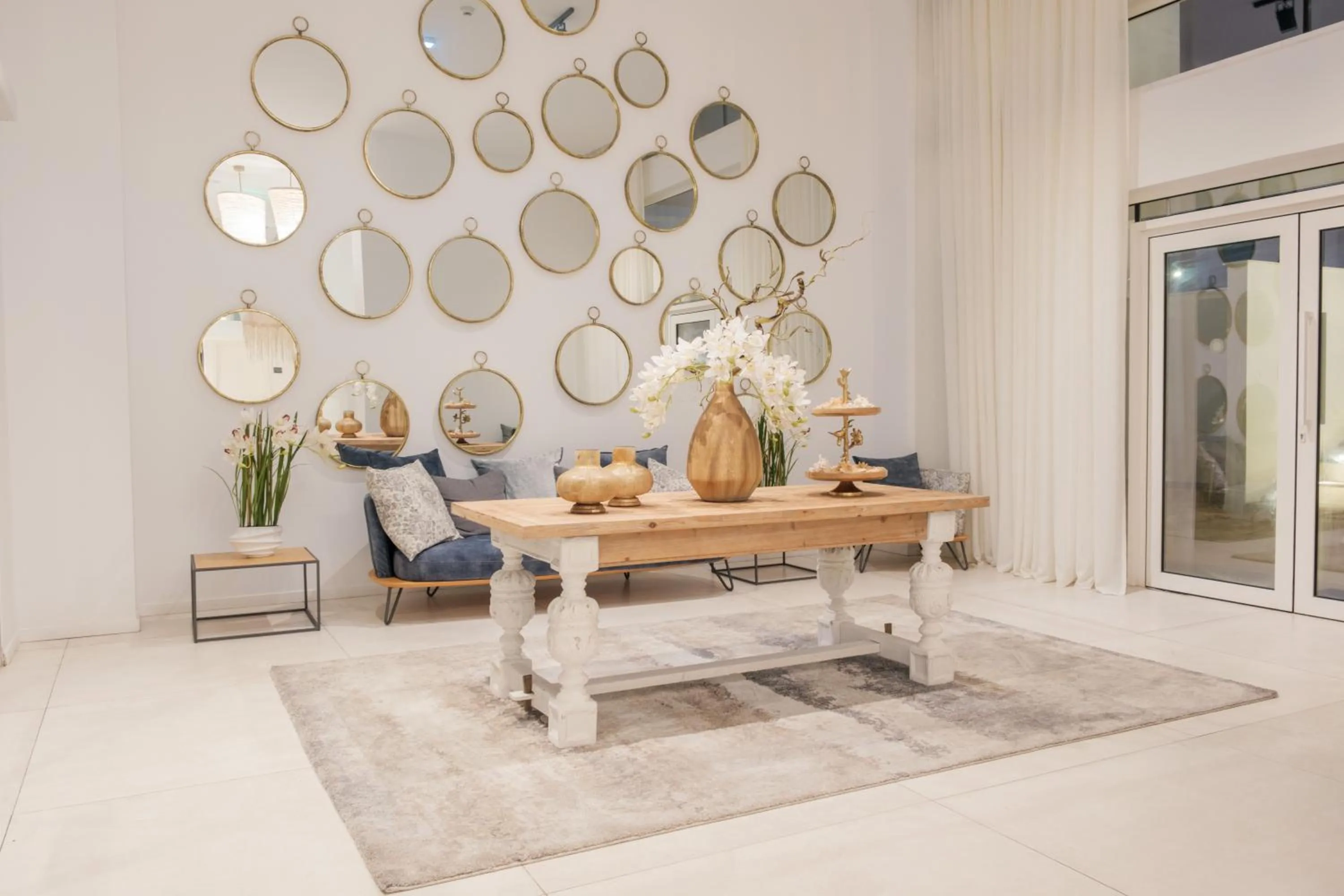 Living room in Abacus Suites