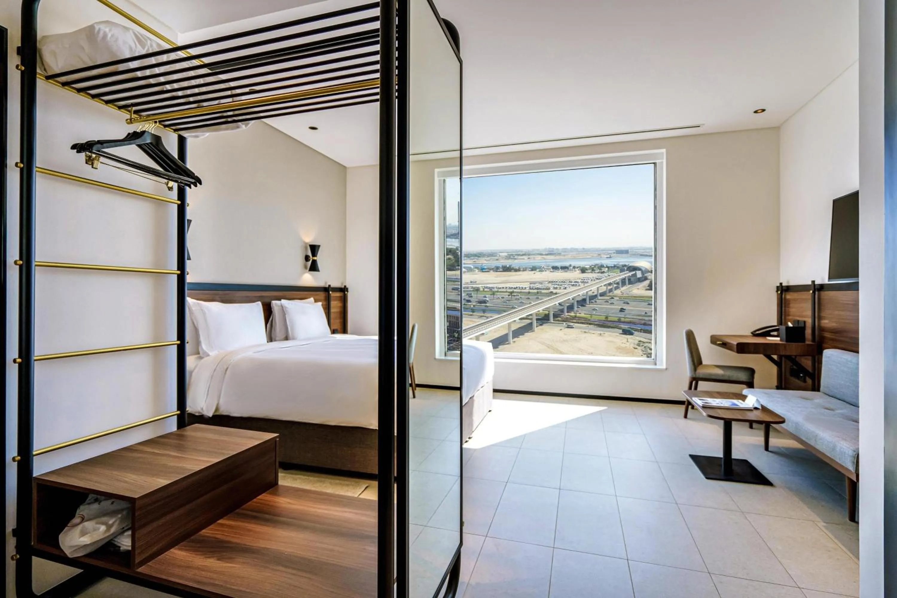 Photo of the whole room, Bed in FORM Hotel Al Jaddaf, Dubai, a Member of Design Hotels