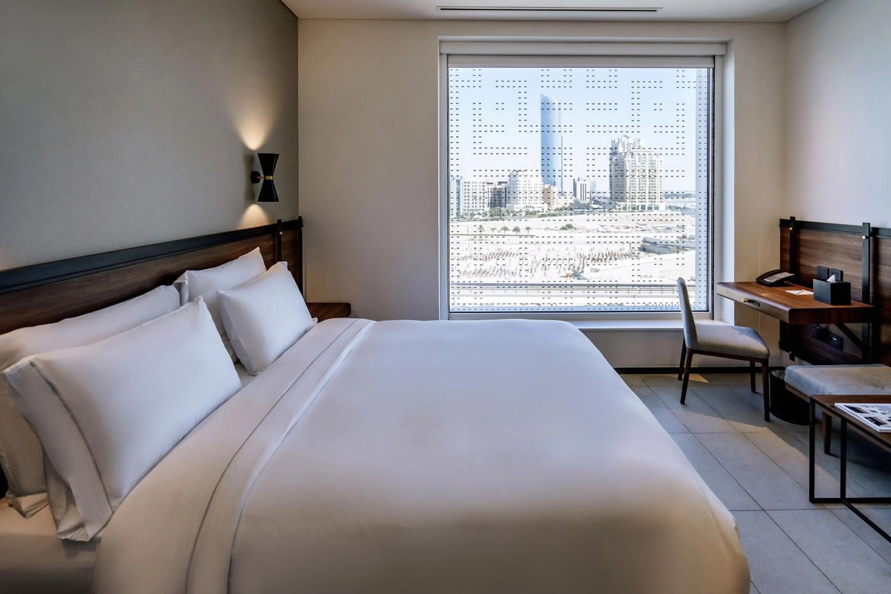 Photo of the whole room, Bed in FORM Hotel Al Jaddaf, Dubai, a Member of Design Hotels