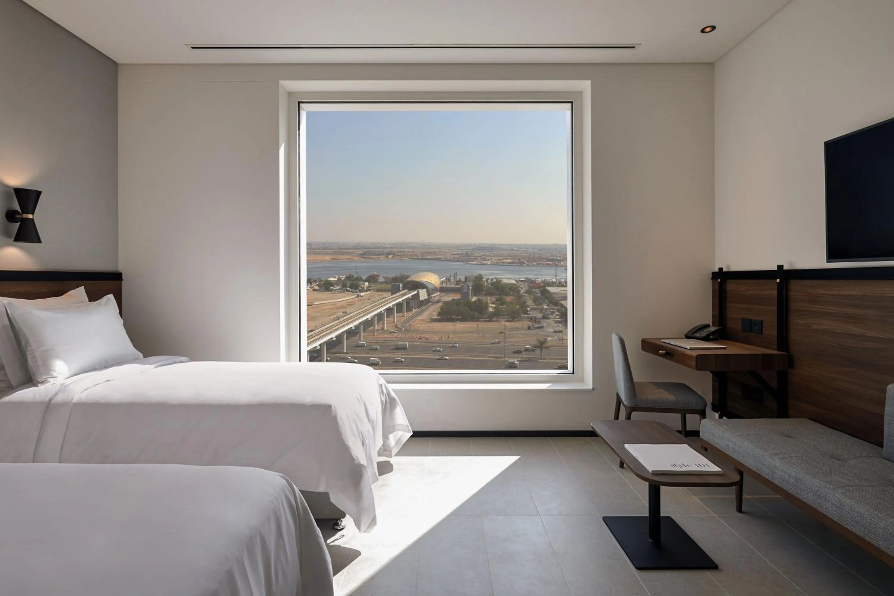 Photo of the whole room, Bed in FORM Hotel Al Jaddaf, Dubai, a Member of Design Hotels