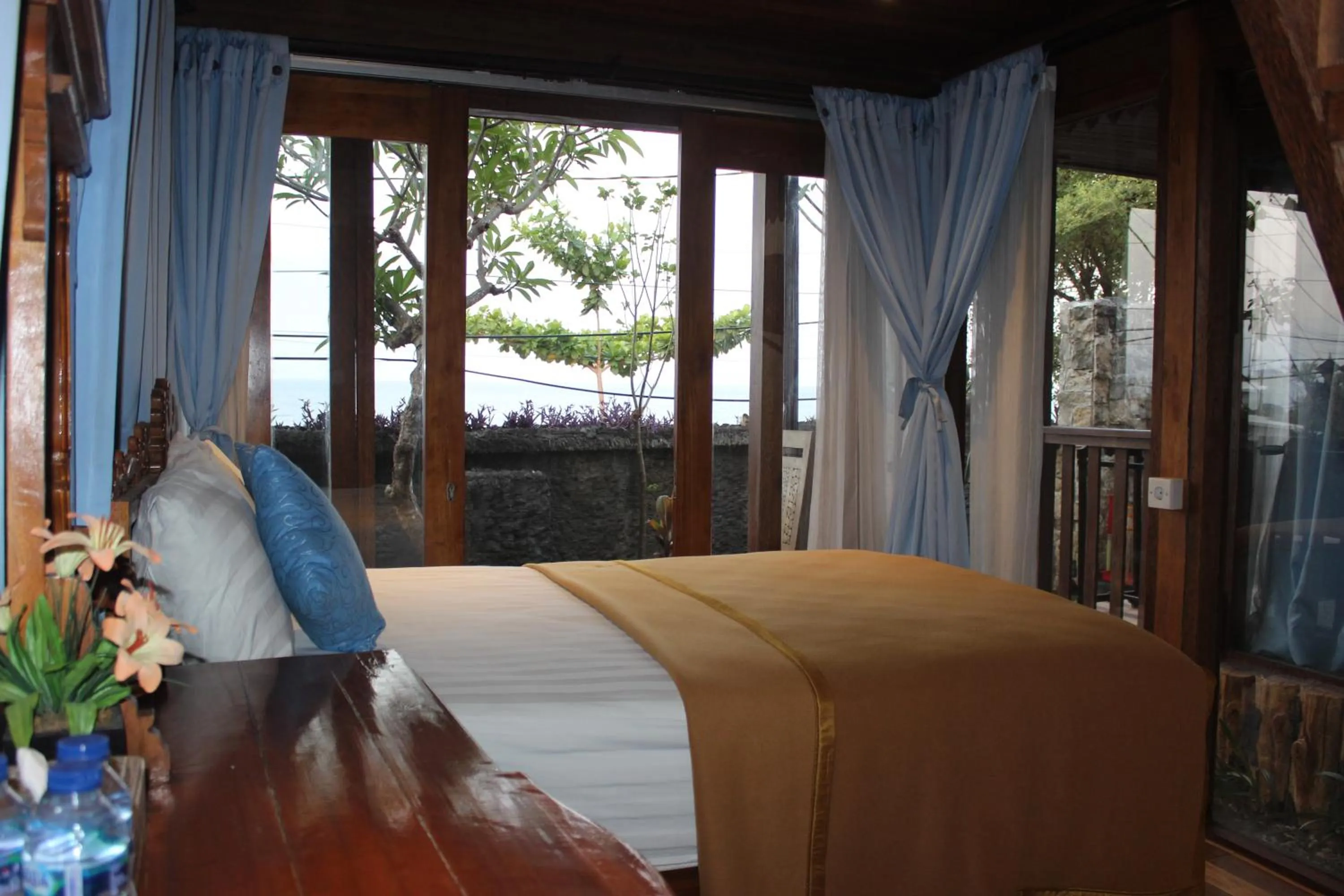Bed in Boga Segara Villa And Resto