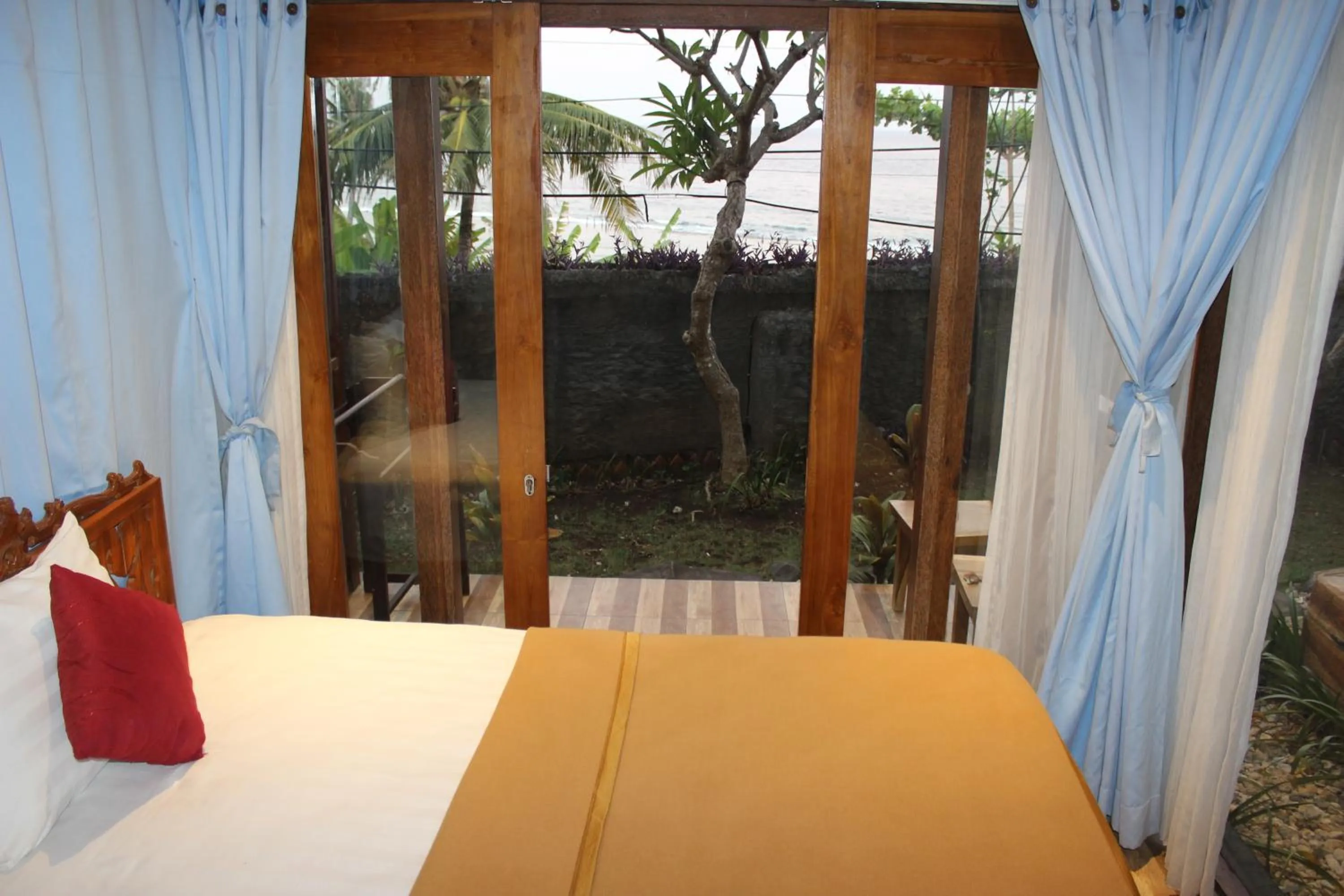Bed in Boga Segara Villa And Resto