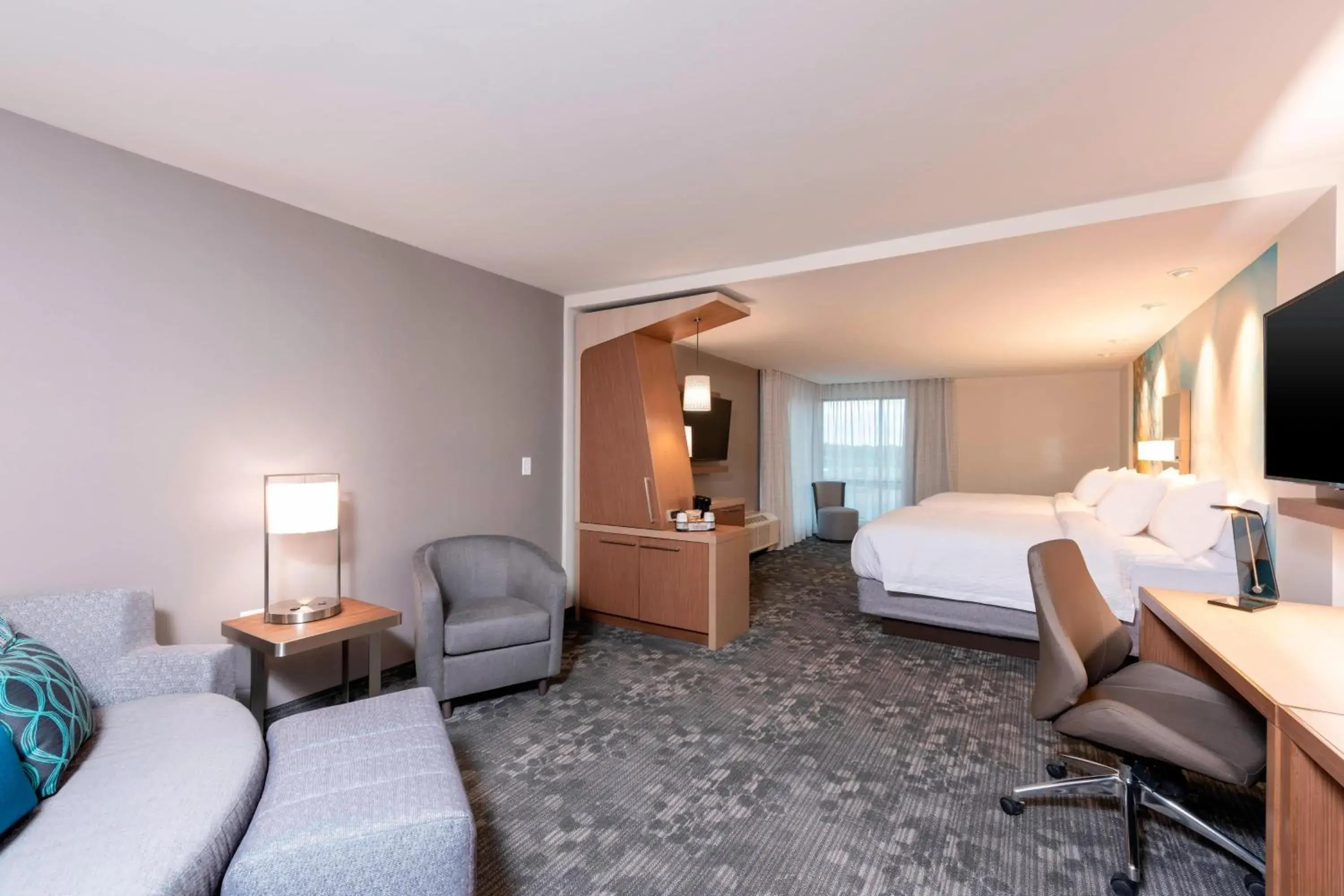 Deluxe Queen Room with 2 Queen Beds and Sofa Bed in Courtyard by Marriott Cleveland Elyria Deluxe Queen Room with 2 Queen Beds and Sofa Bed in Courtyard by Marriott Cleveland Elyria