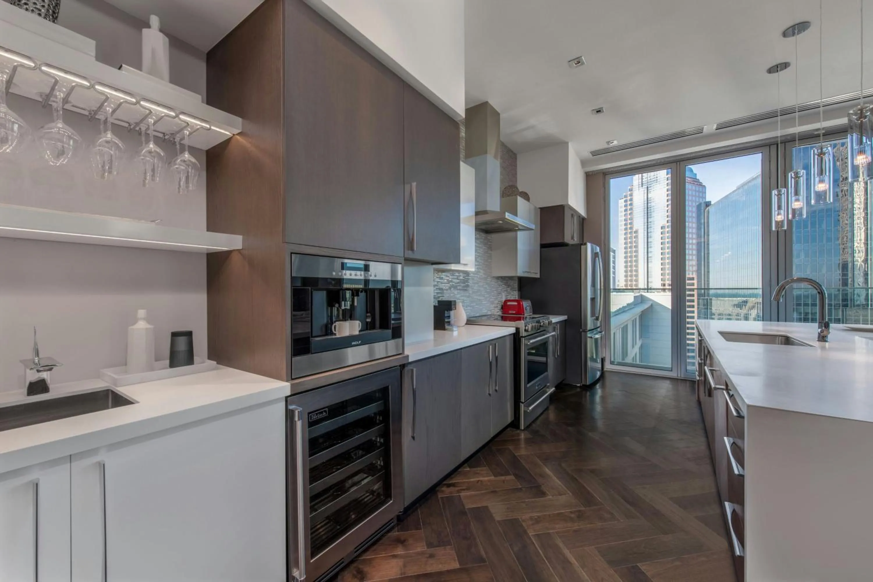 Kitchen or kitchenette in AC Hotel by Marriott Charlotte City Center